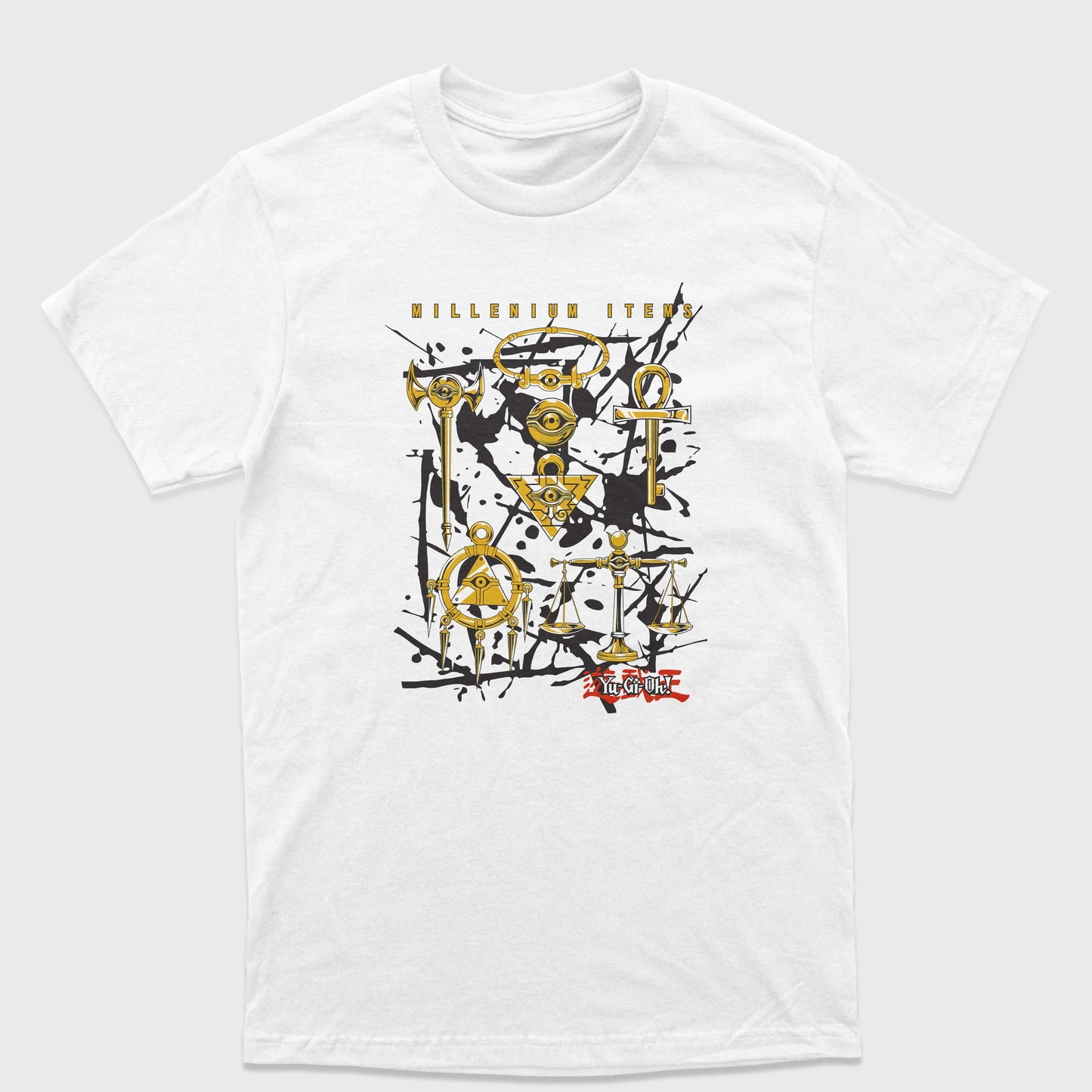 Camiseta Básica Reliquias do MIlênio Yu-Gi-Oh