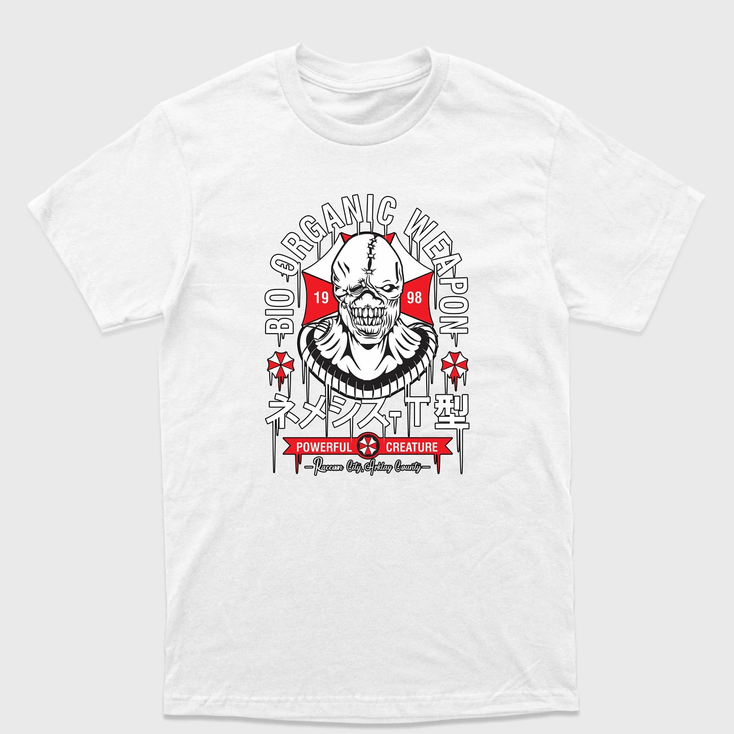 Camiseta Básica Bio Organic Weapon Resident Evil