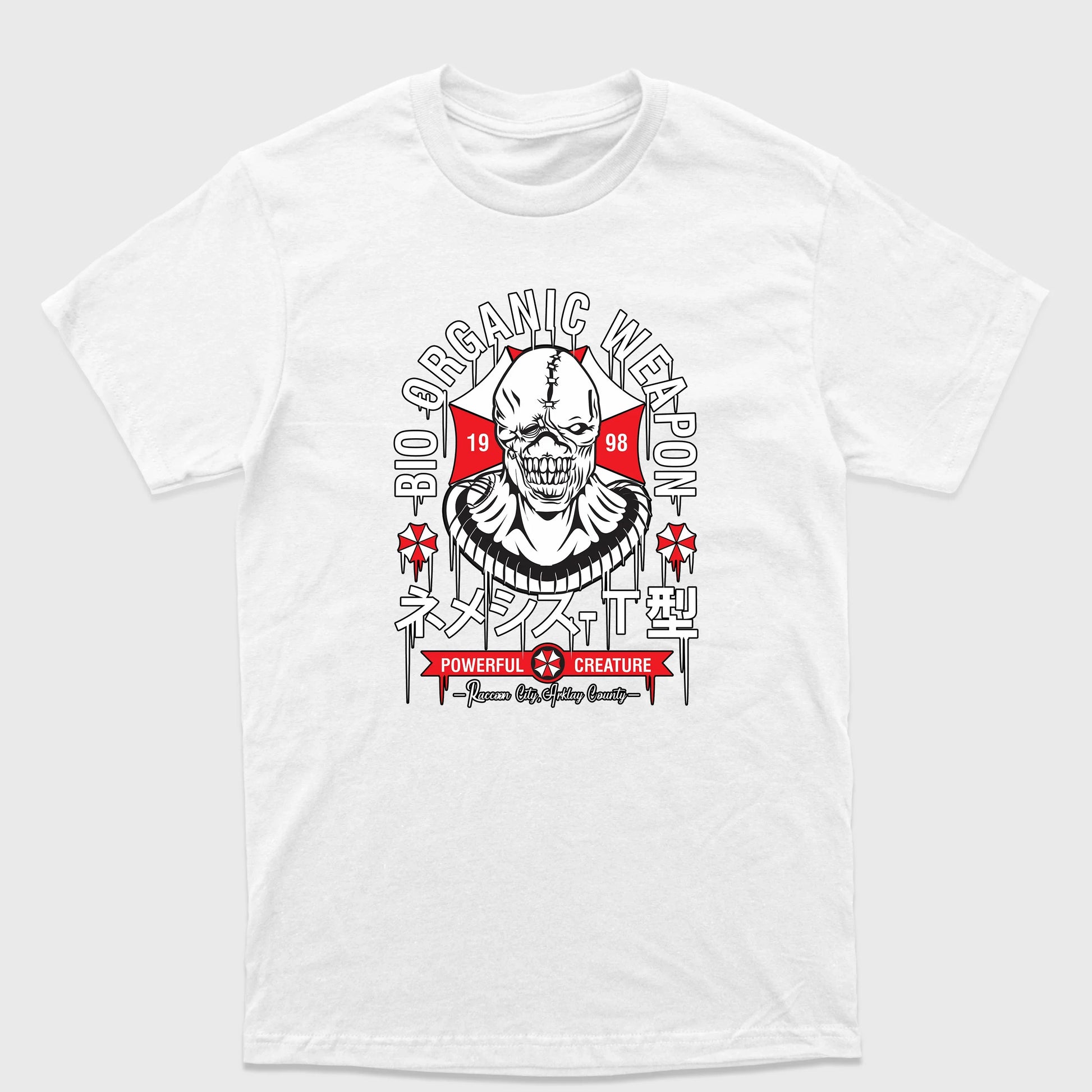 Camiseta Básica Bio Organic Weapon Resident Evil