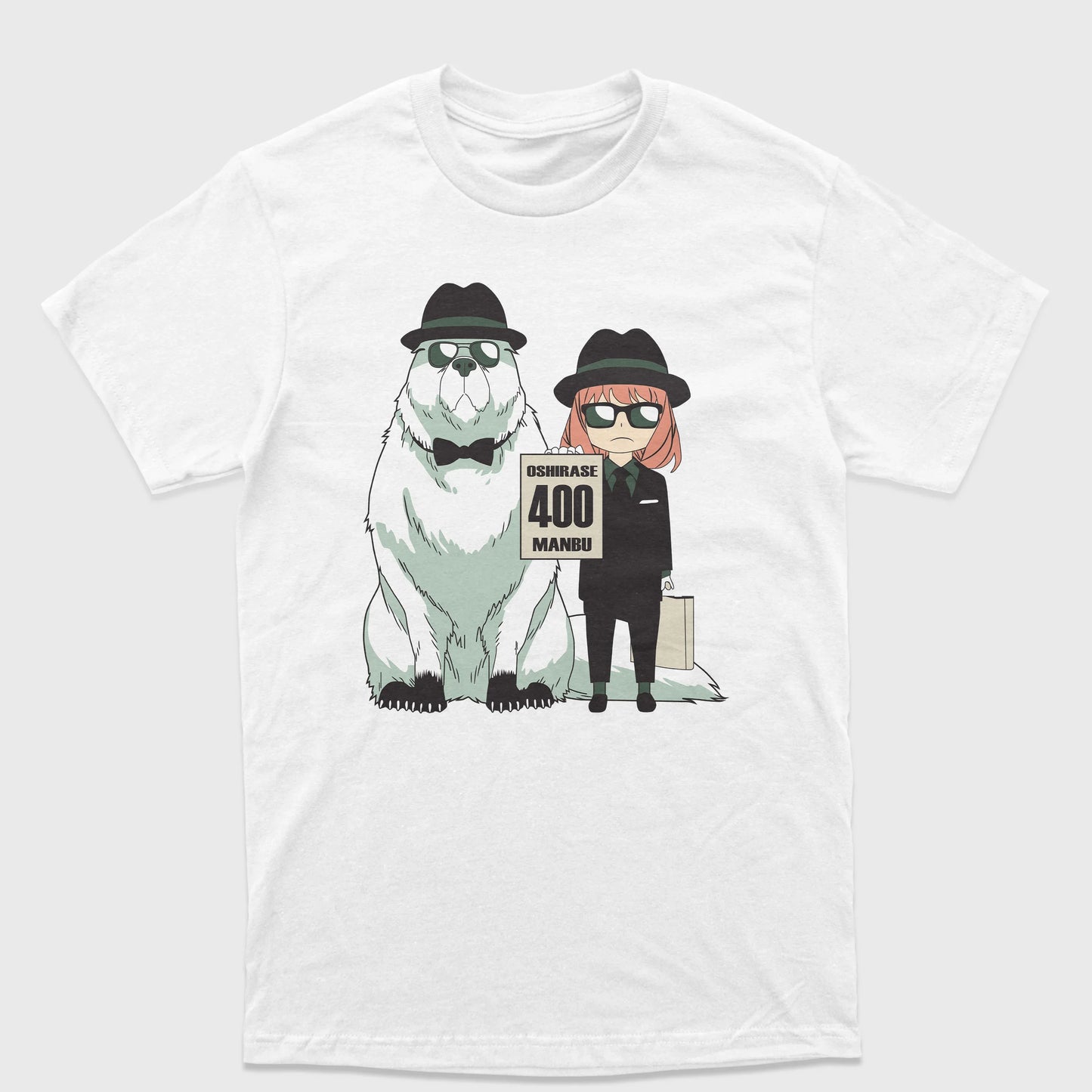Camiseta Básica Bond e Anya Spy x Family