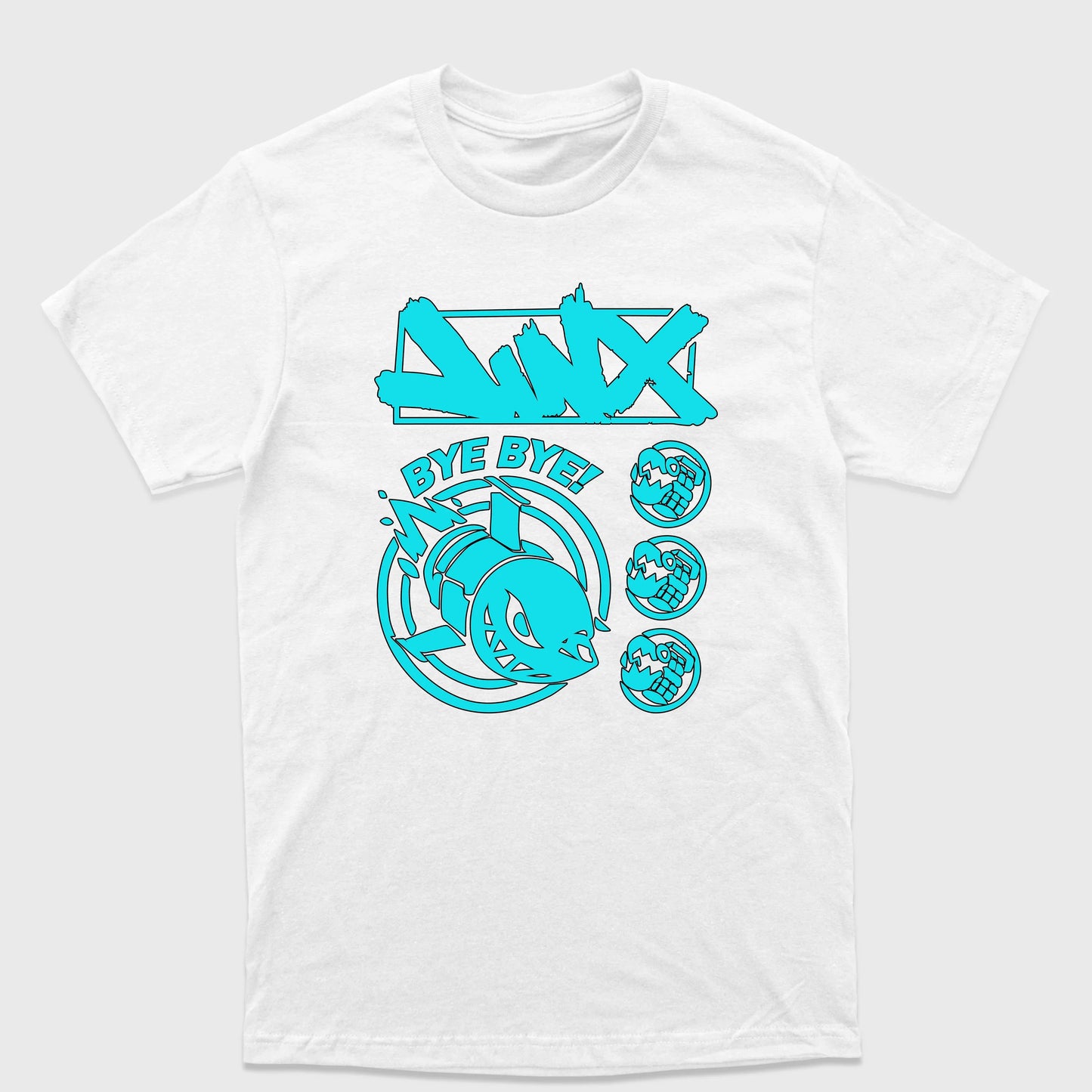 Camiseta Básica Bye Bye Jinx Ultimate LoL