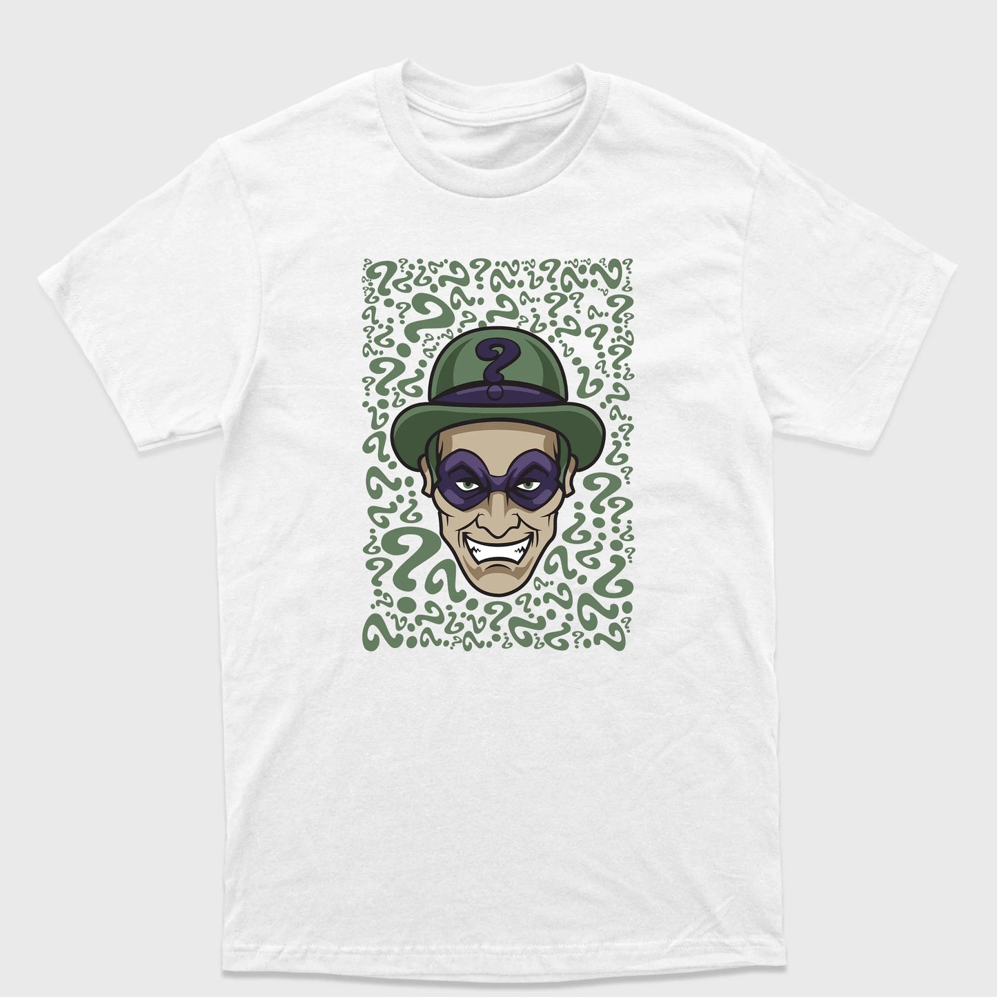 Camiseta Básica Charada DC Comics Branco