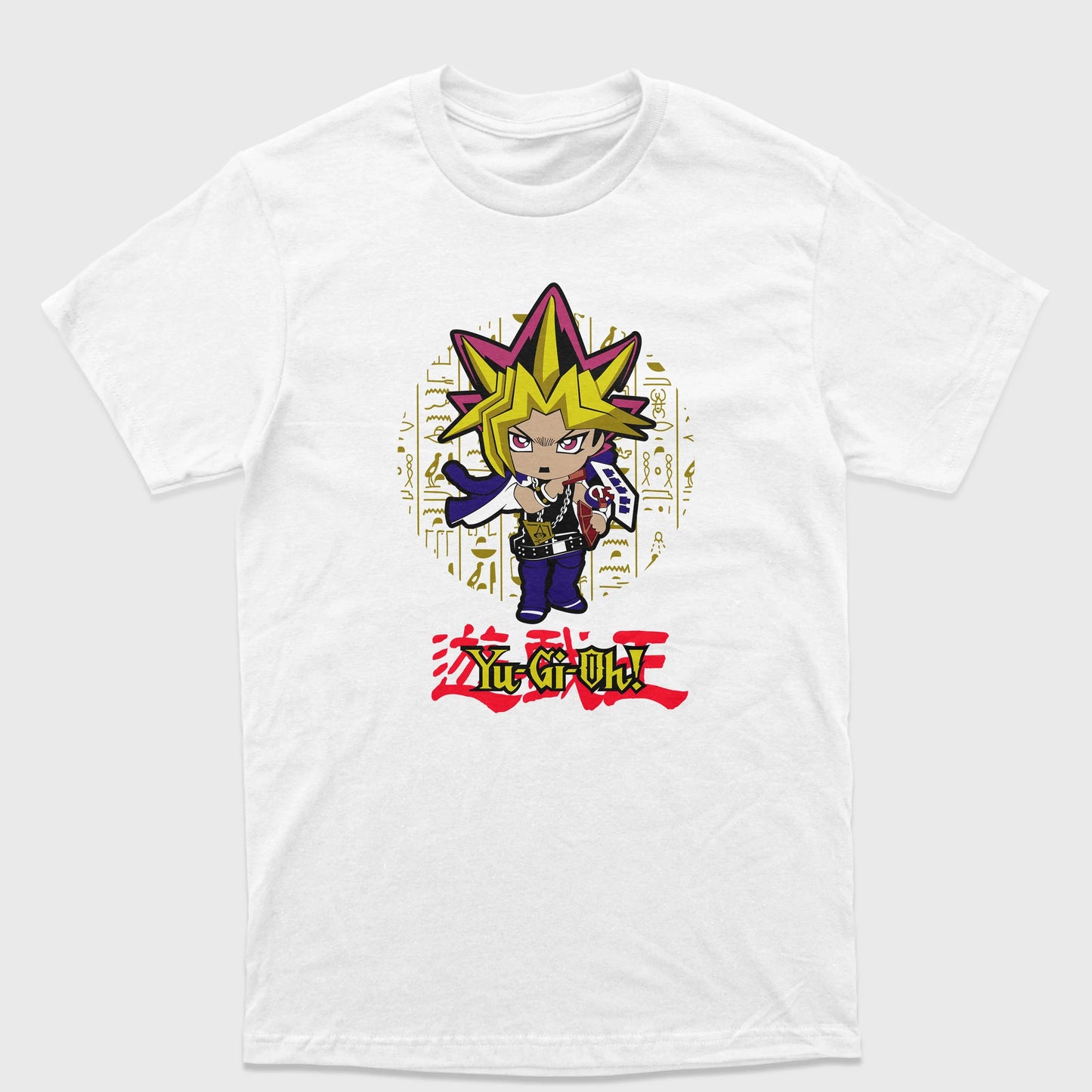 Camiseta Básica Chibi Yugi Mutou Yu-Gi-Oh