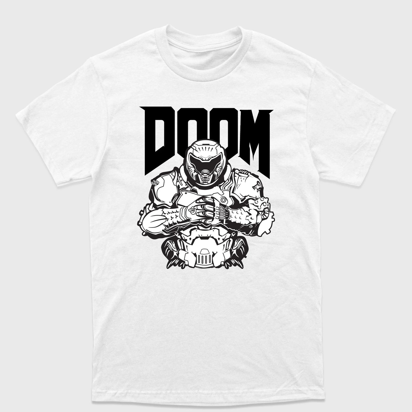 Camiseta Básica Doom Armor Soldier