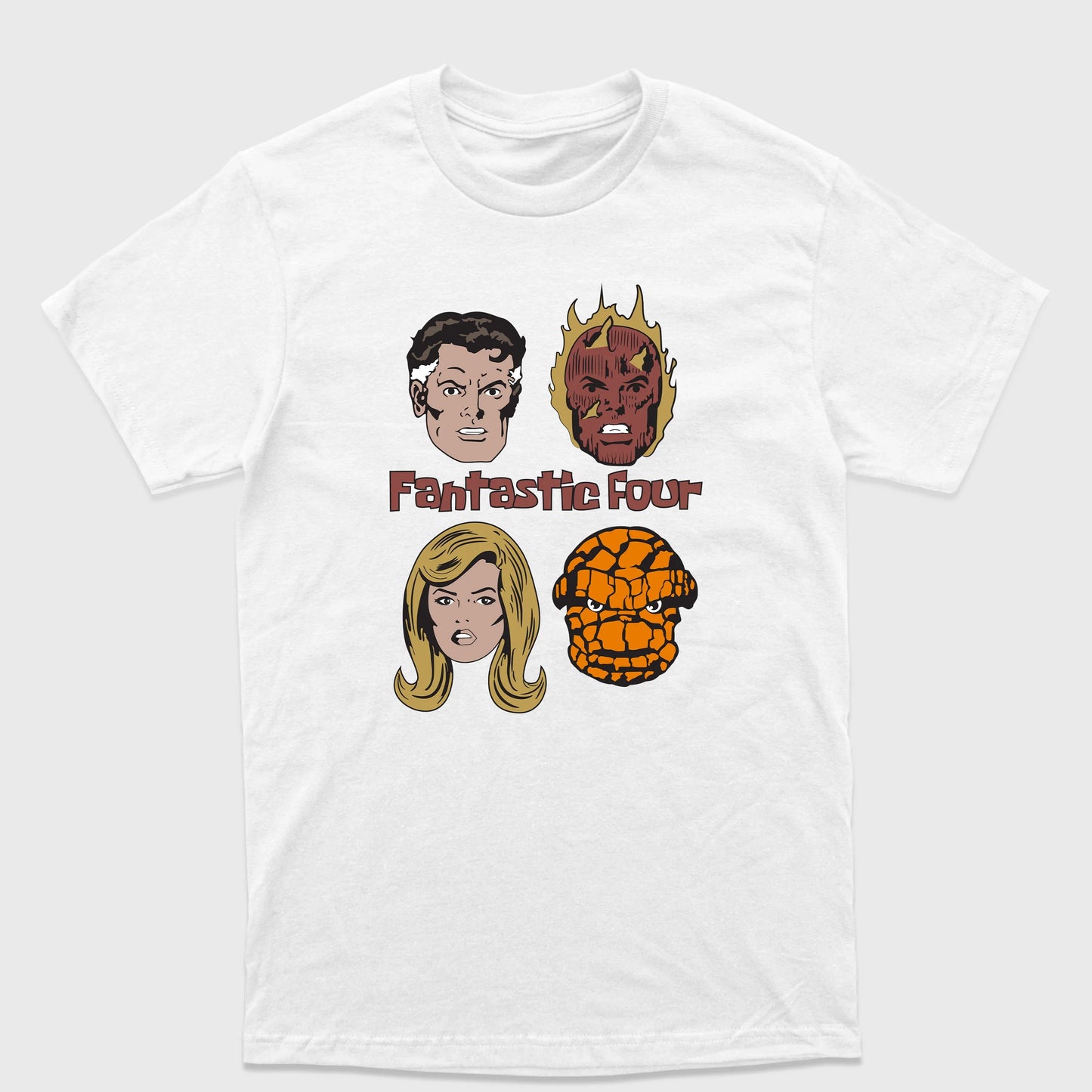 Camiseta Básica Fantastic Four Branco