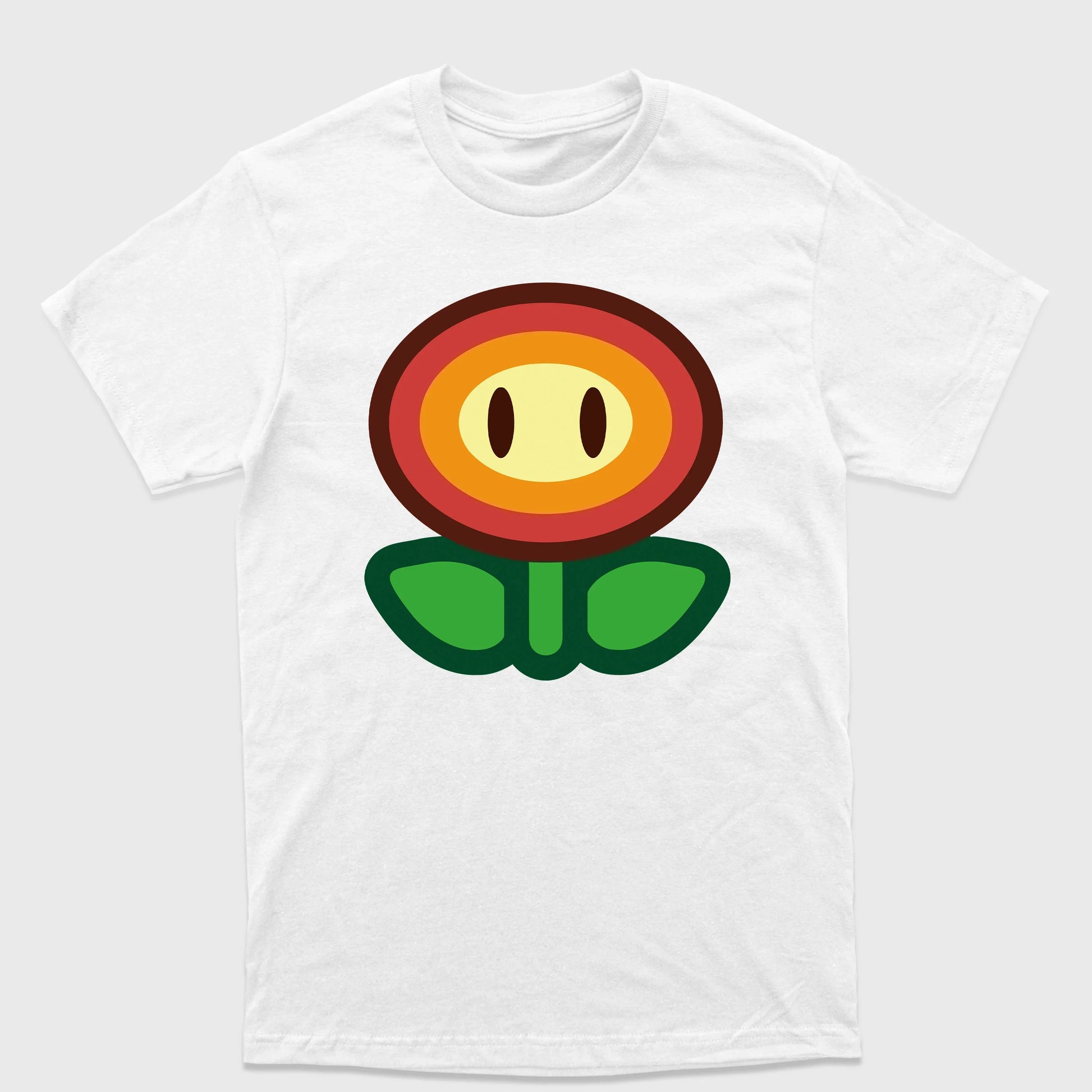 Camiseta Básica Flor de Fogo Mário Kart