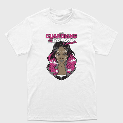 Camiseta Básica Gamora Guardiões da Galáxia Branco