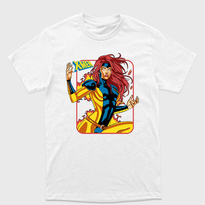 Camiseta Básica Jean Grey X-Men Branco