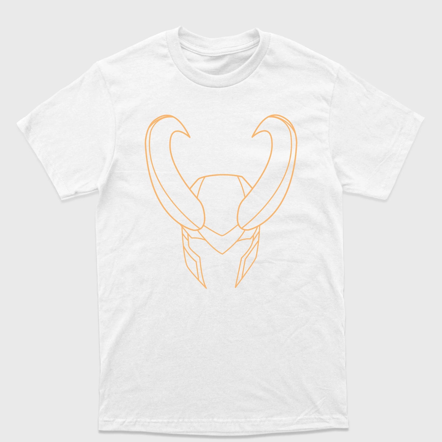 Camiseta Básica Loki Helmet Branco