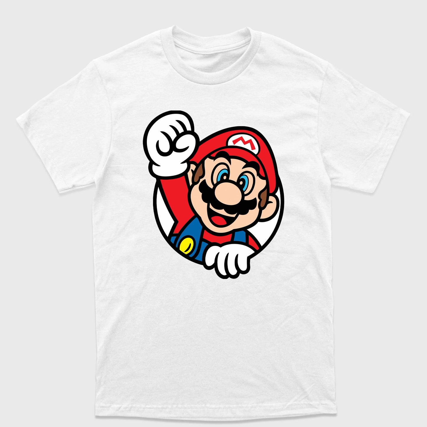 Camiseta Básica Retrato Mário Comemorando