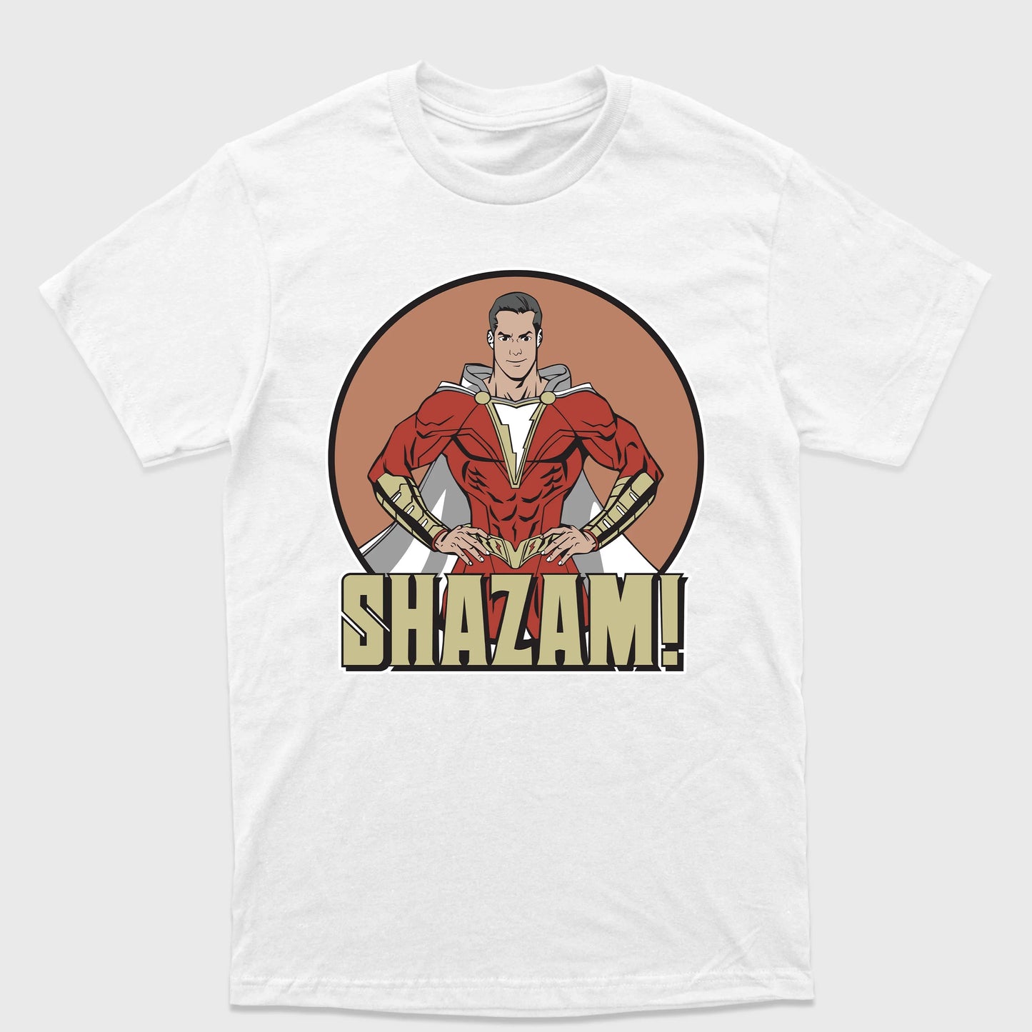 Camiseta Básica Shazam! DC Comics Branco