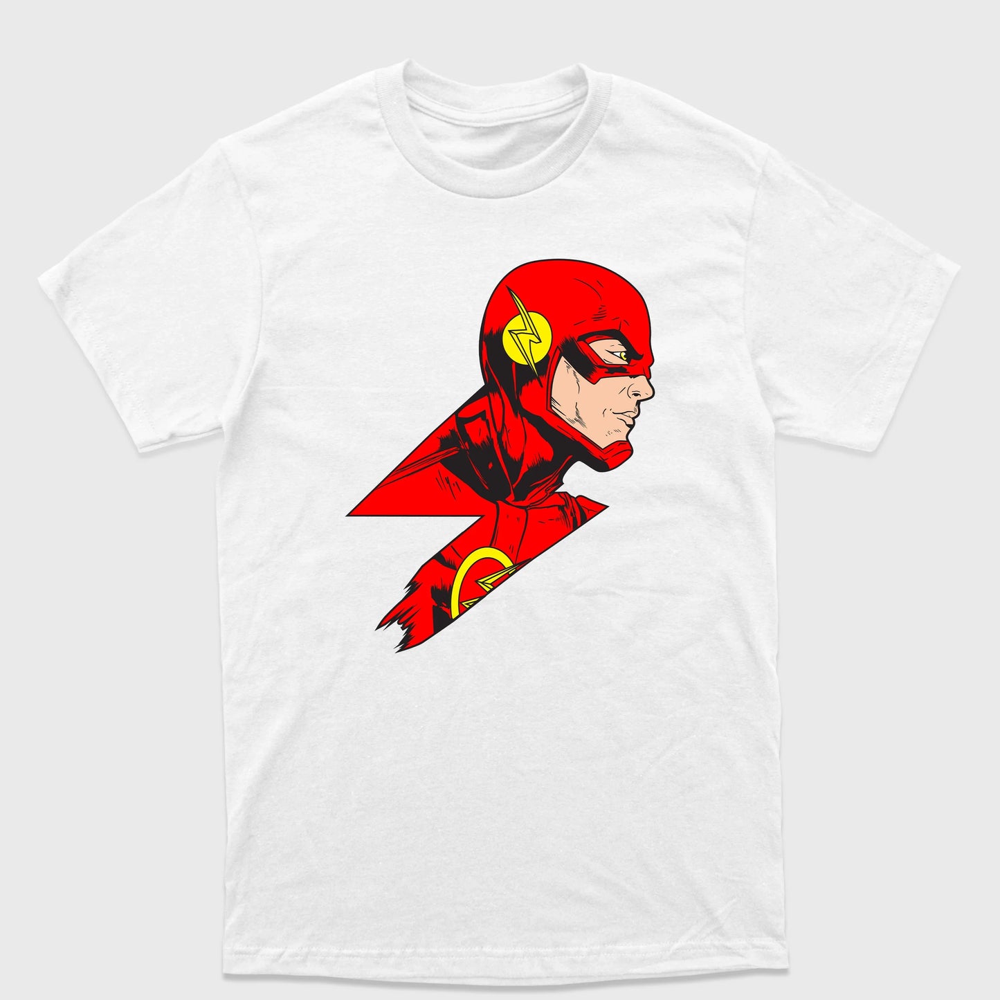 Camiseta Básica Silhueta Flash Branco