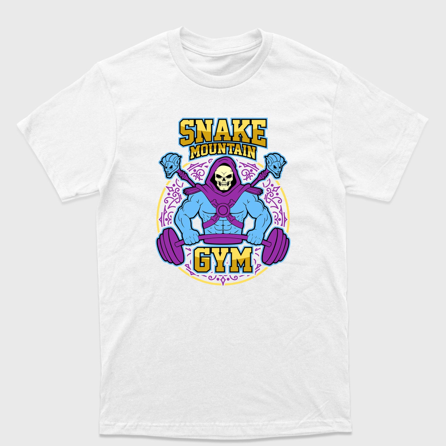 Camiseta Básica Snake Mountain Gym Skull