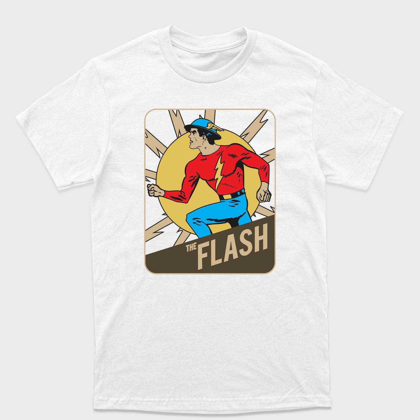 Camiseta Básica The Flash Casual Branco