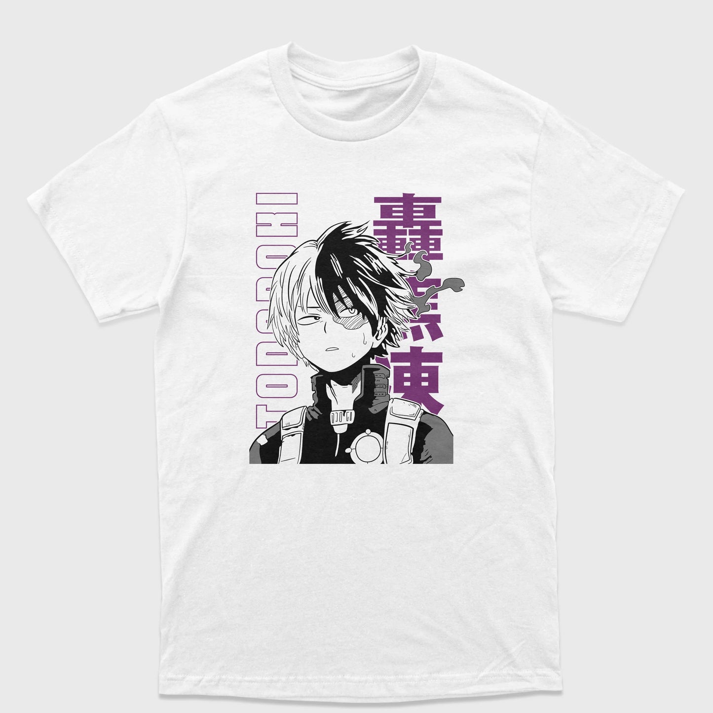 Camiseta Básica Todoroki Shoto My Hero Academy
