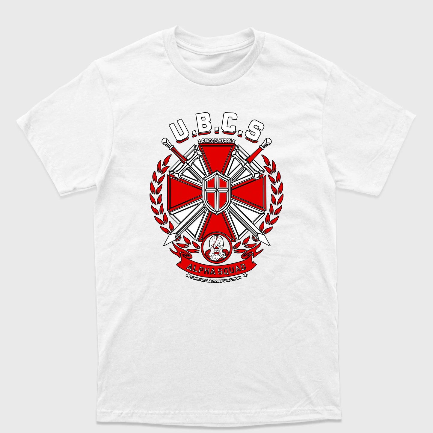 Camiseta Básica Umbrella Corporation UBCS Resident Evil