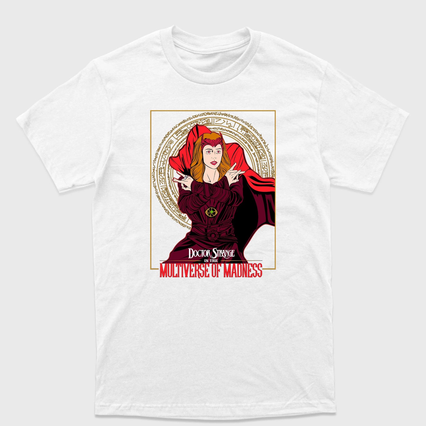Camiseta Básica Wanda Dr. Estranho Olho de Agamoto Branco