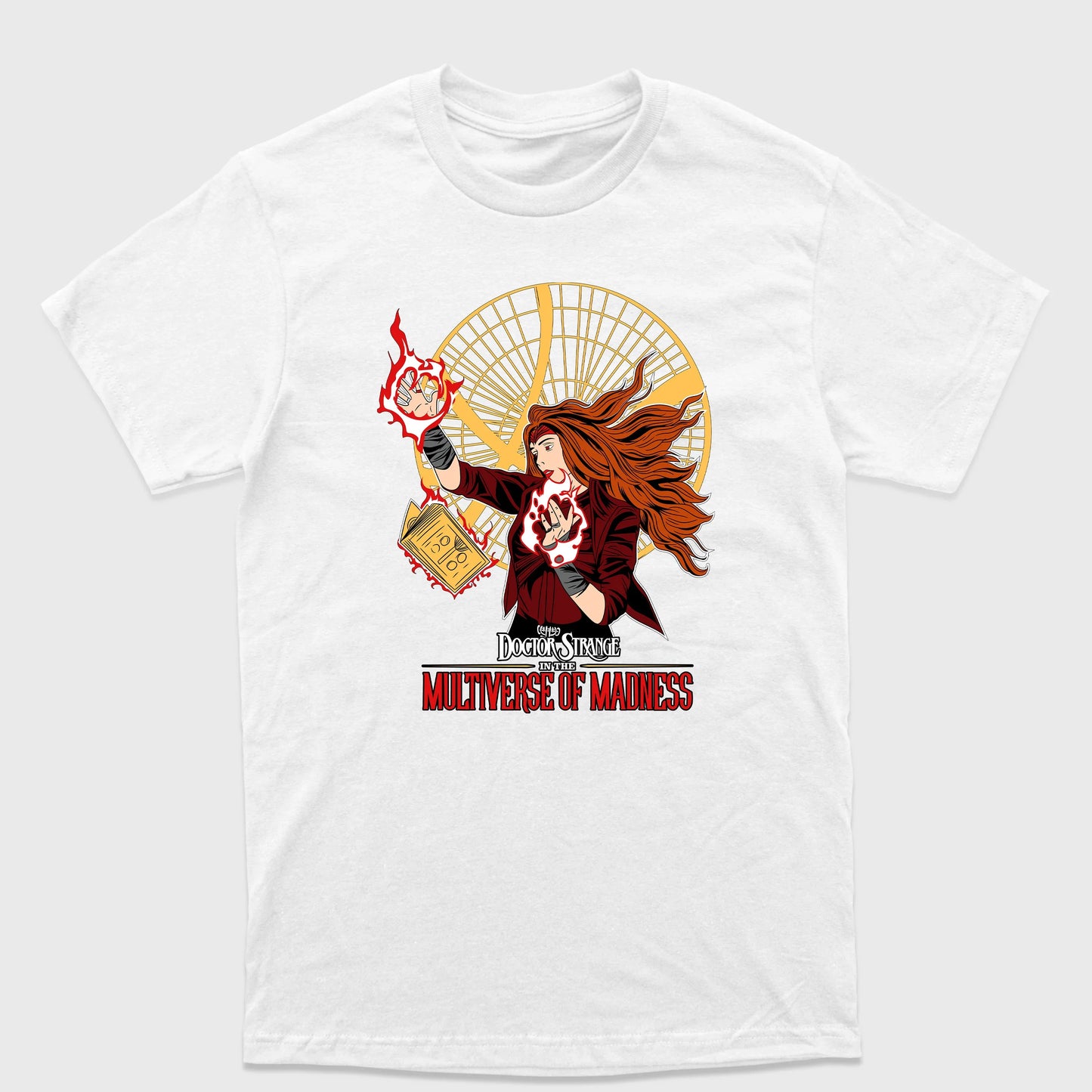 Camiseta Básica Wanda Livro Cagliostro Dr. Estranho Branco