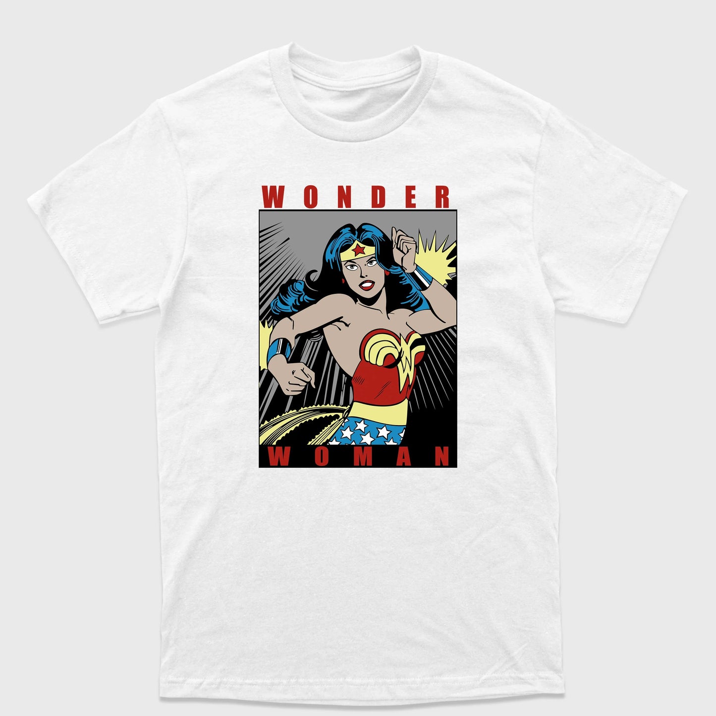 Camiseta Básica Wonder Woman DC Comics Branco