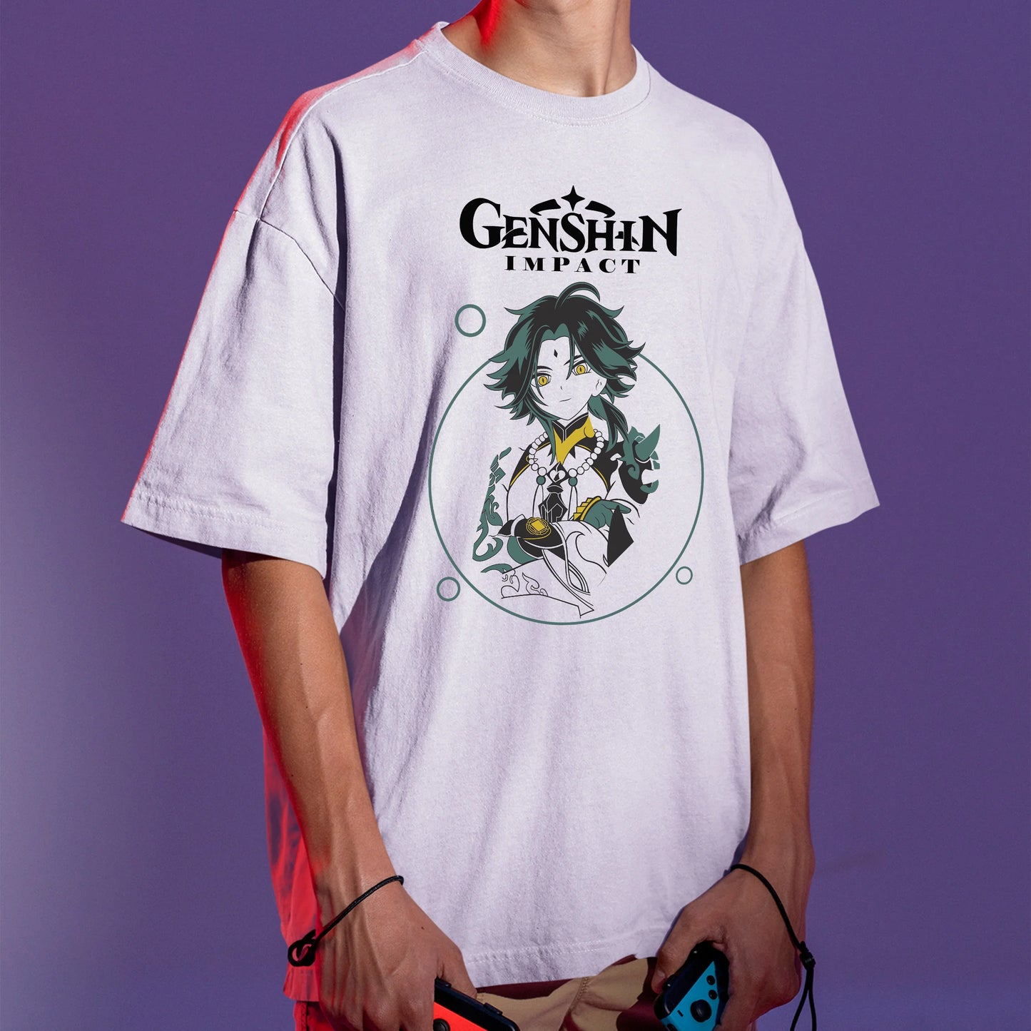 Camiseta Básica Xiao Genshin Impact