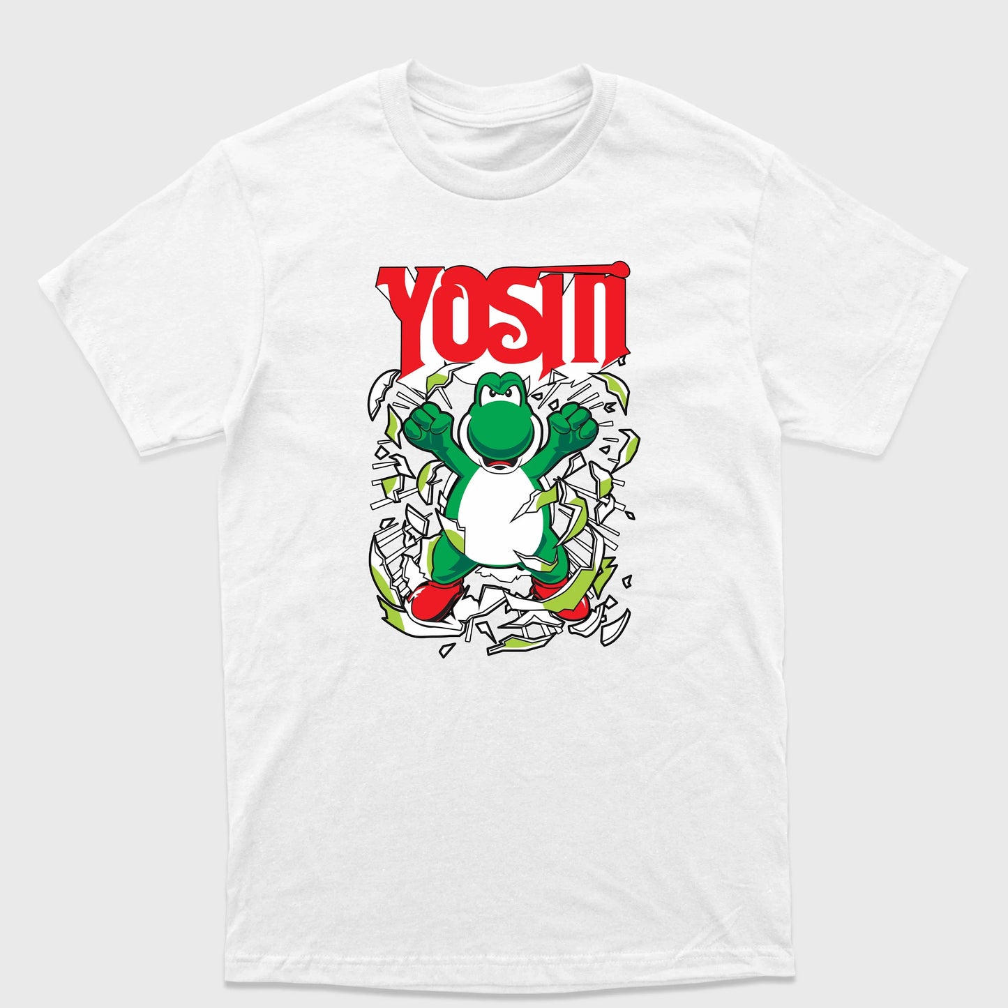 Camiseta Básica Yoshi Mario World Game