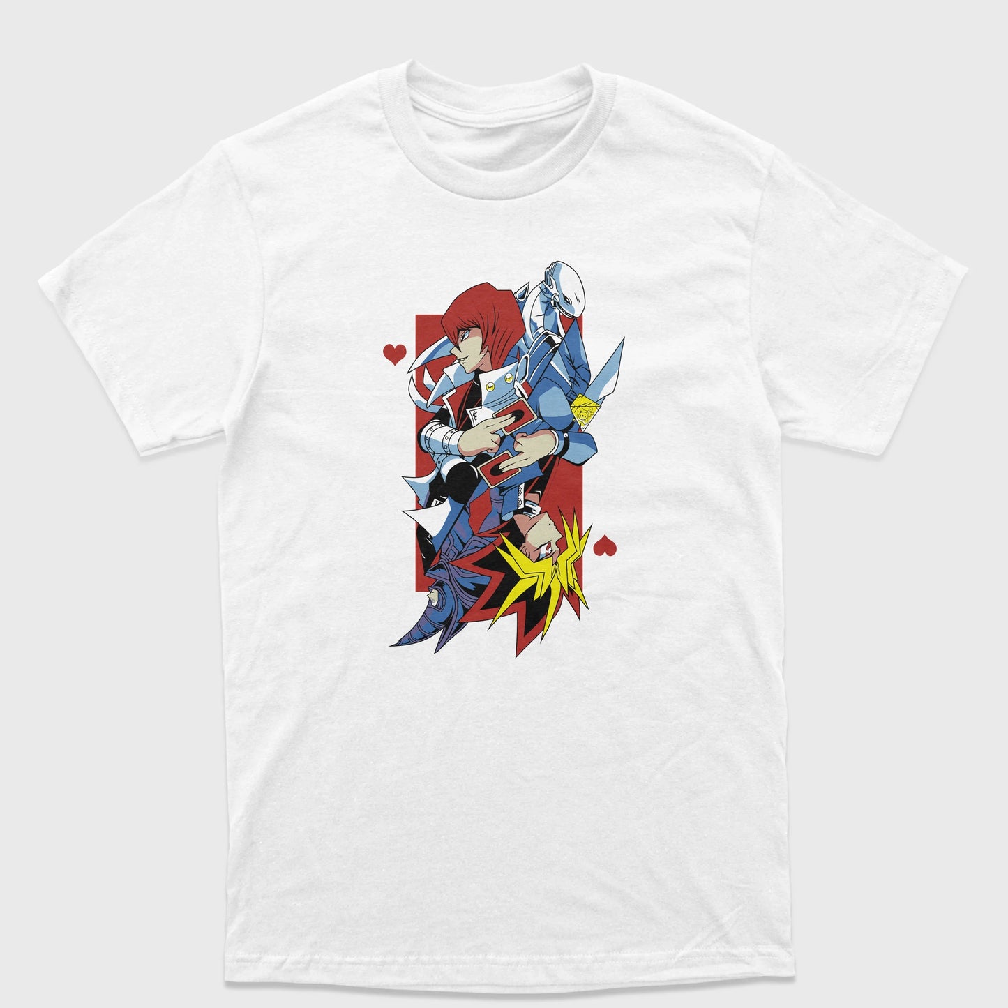 Camiseta Básica Yugi x Kaiba Anime Yu-Gi-Oh