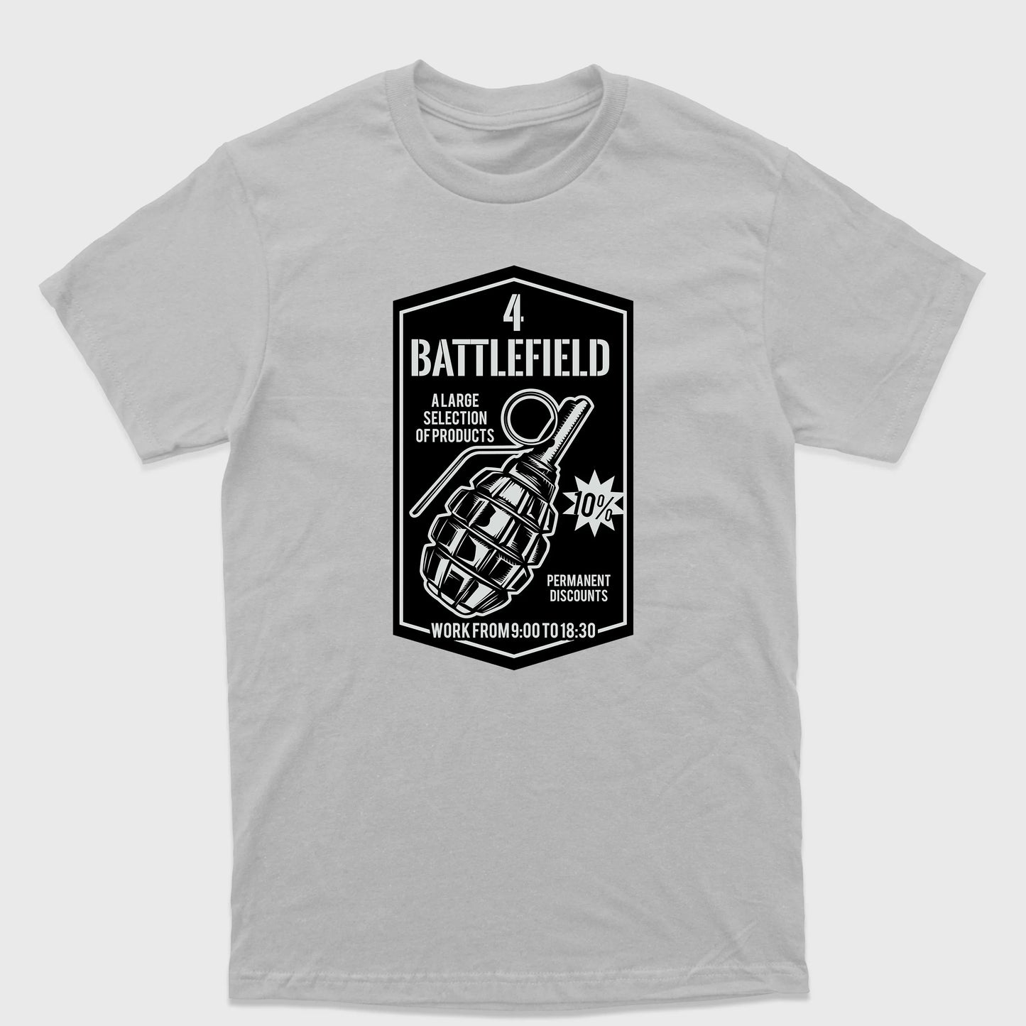 Camiseta Básica Battlefield 4 Grenade