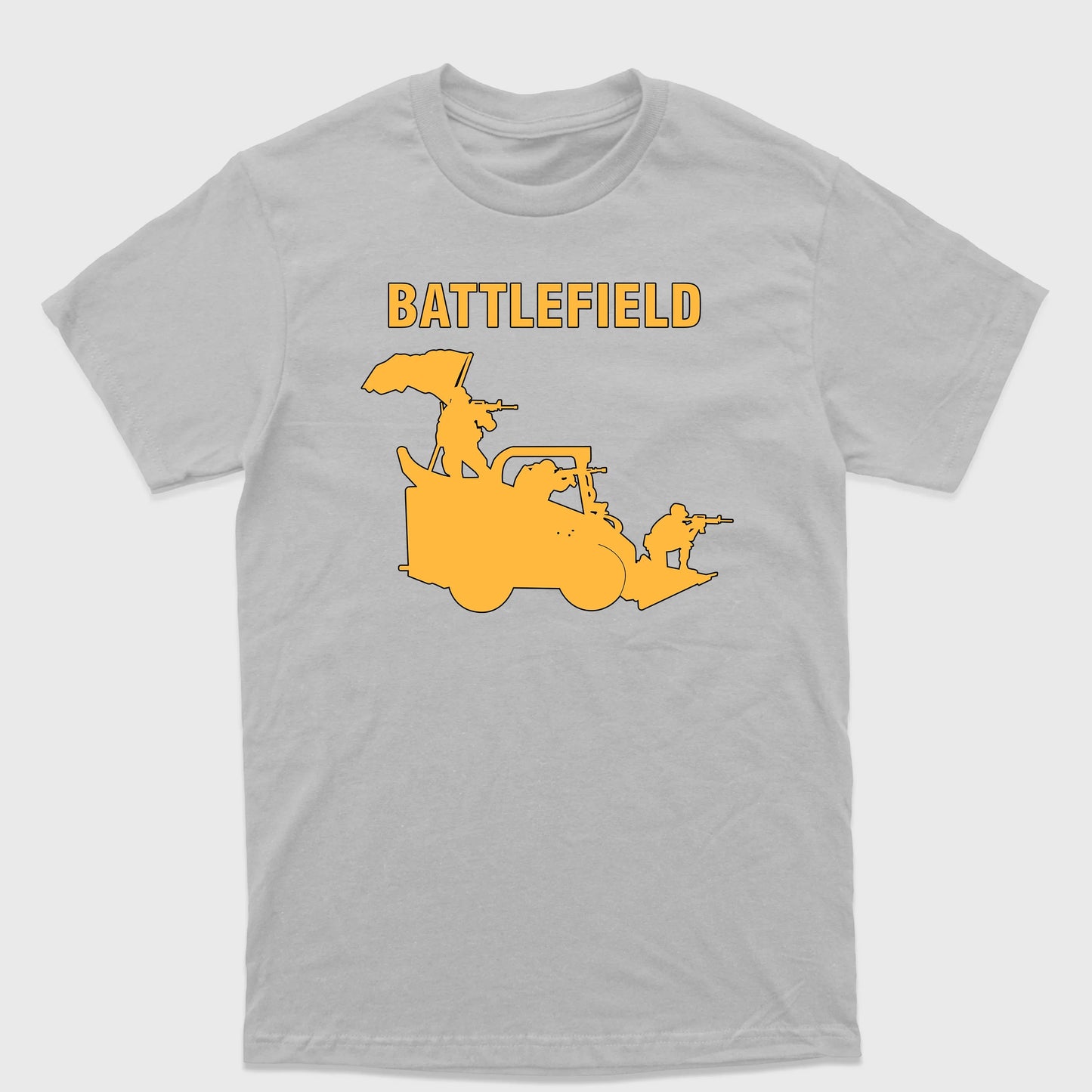 Camiseta Básica Battlefield War Car