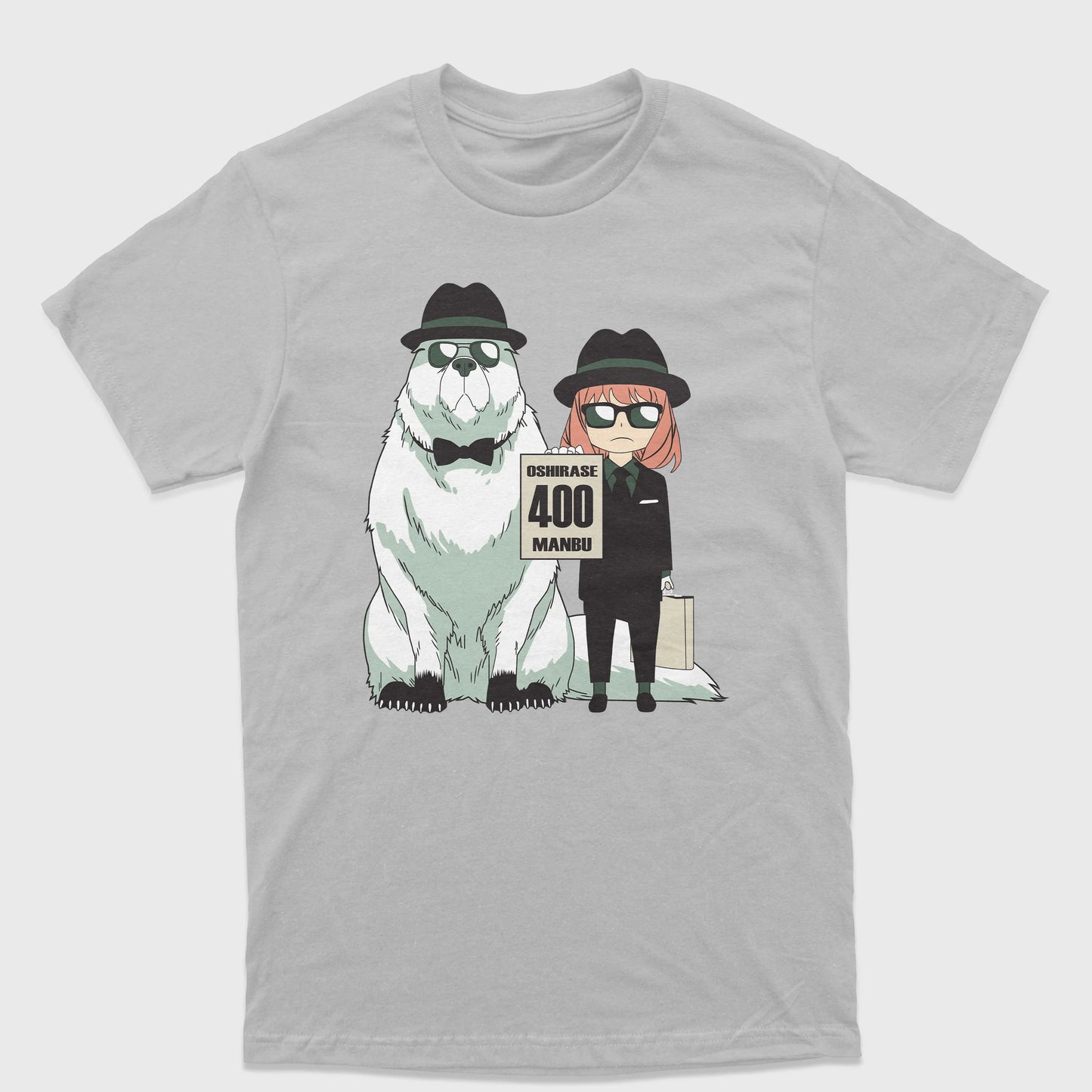 Camiseta Básica Bond e Anya Spy x Family