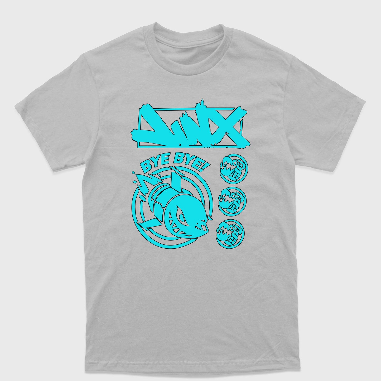 Camiseta Básica Bye Bye Jinx Ultimate LoL