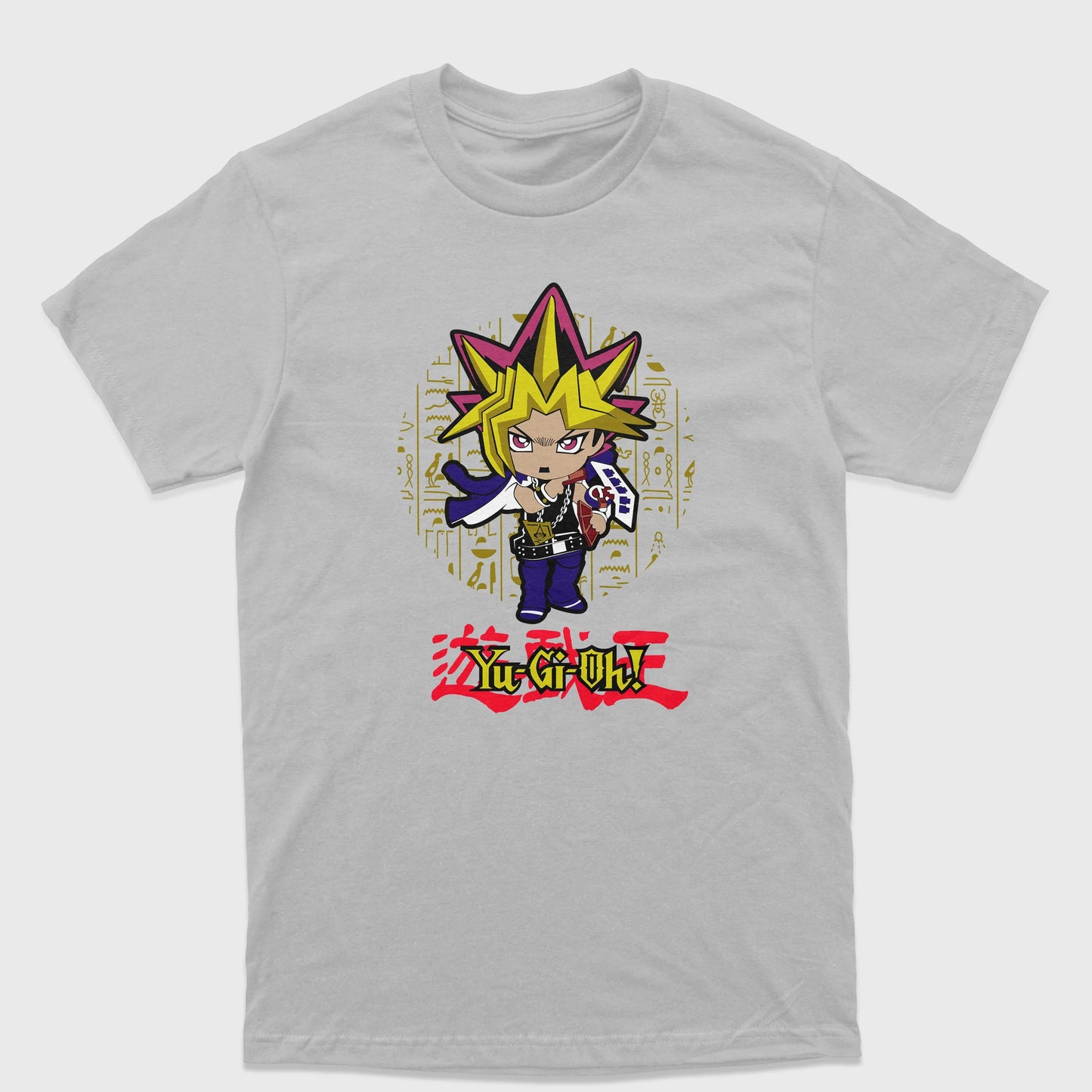 Camiseta Básica Chibi Yugi Mutou Yu-Gi-Oh