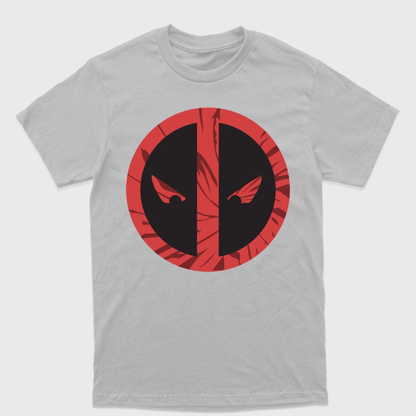 Camiseta Básica Deadpool Logo Cinza