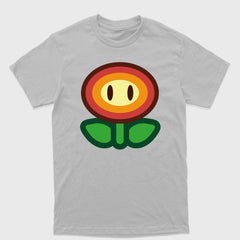 Camiseta Básica Flor de Fogo Mário Kart