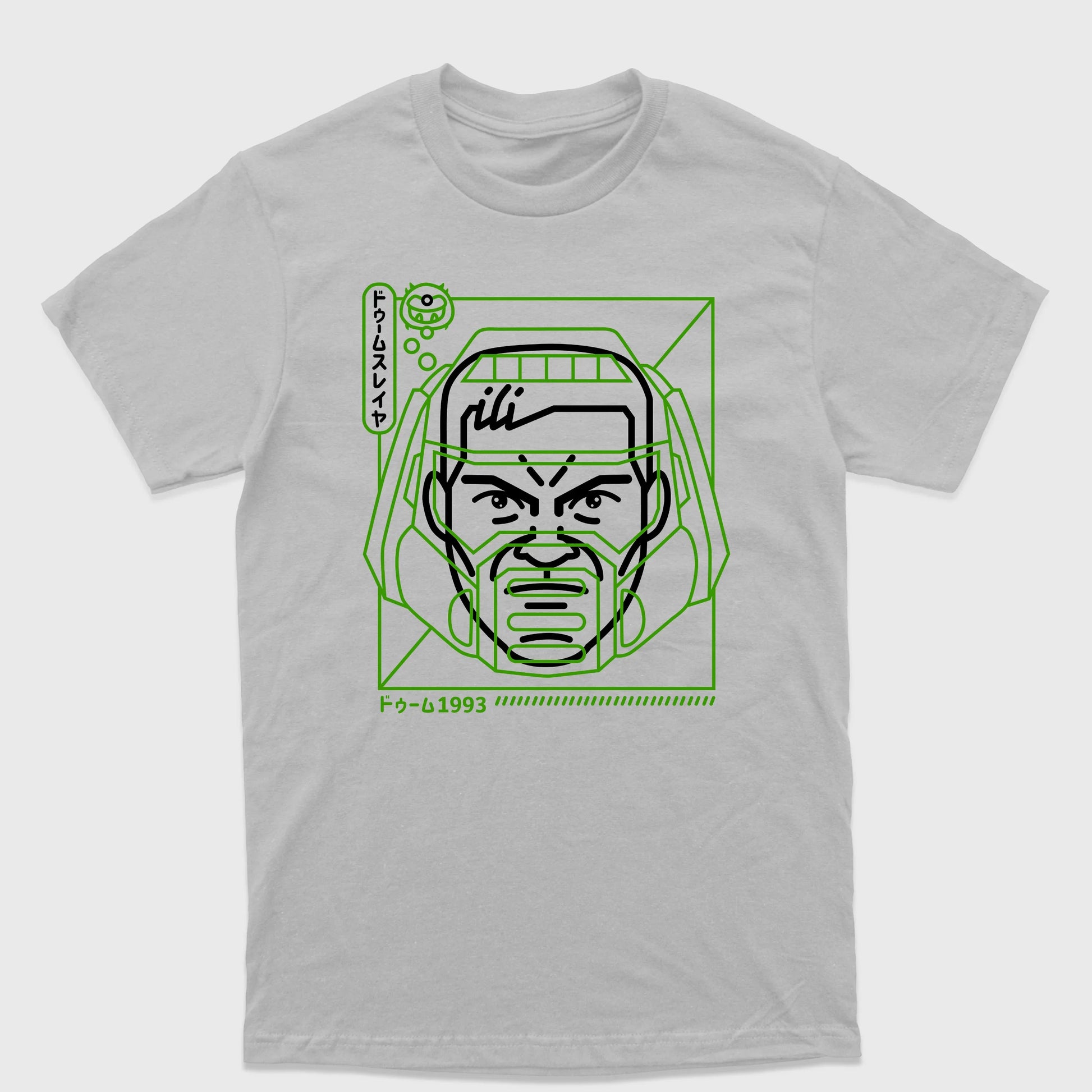 Camiseta Básica Green Cap Doom