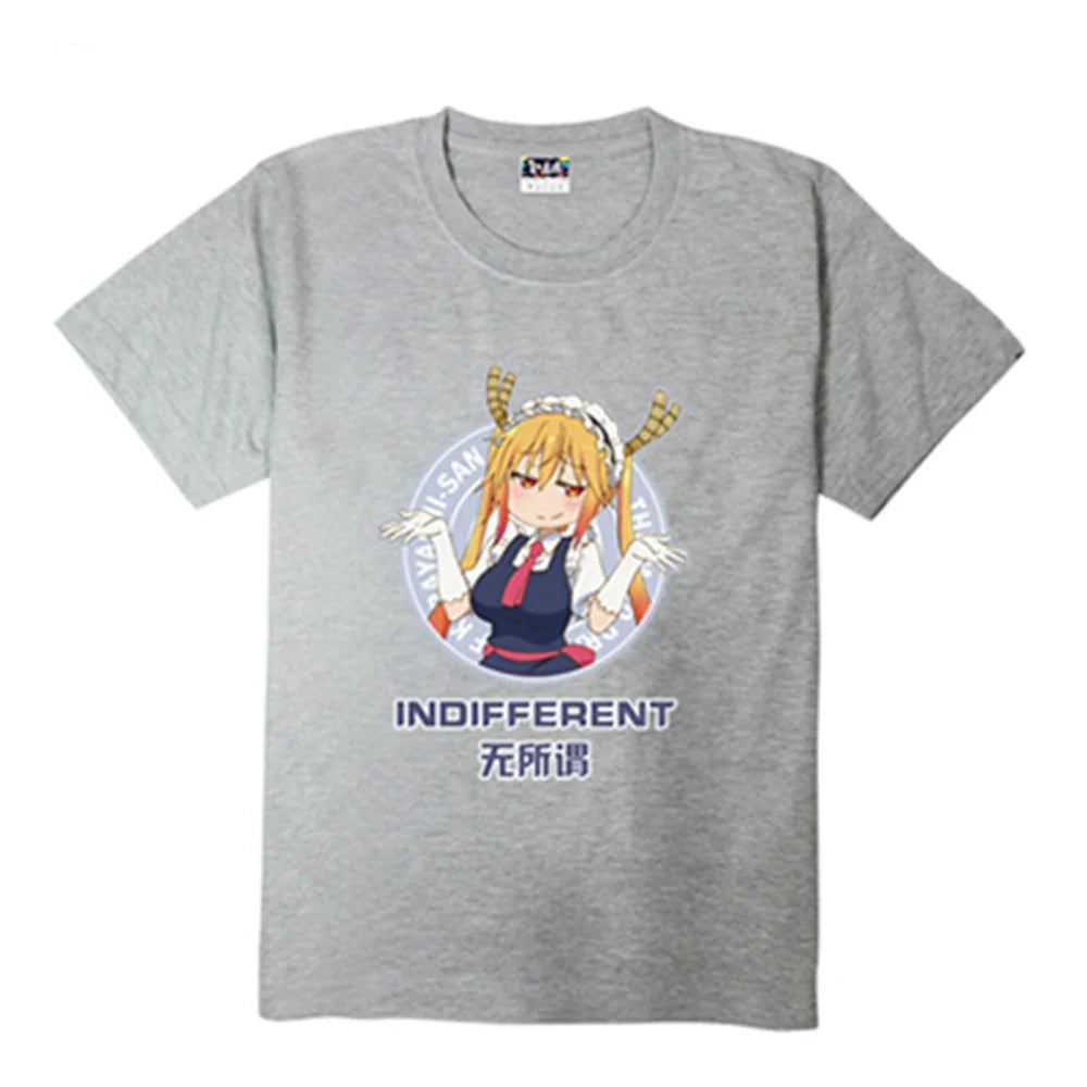 Camiseta Básica Indifferent Tohru Kobayashi San