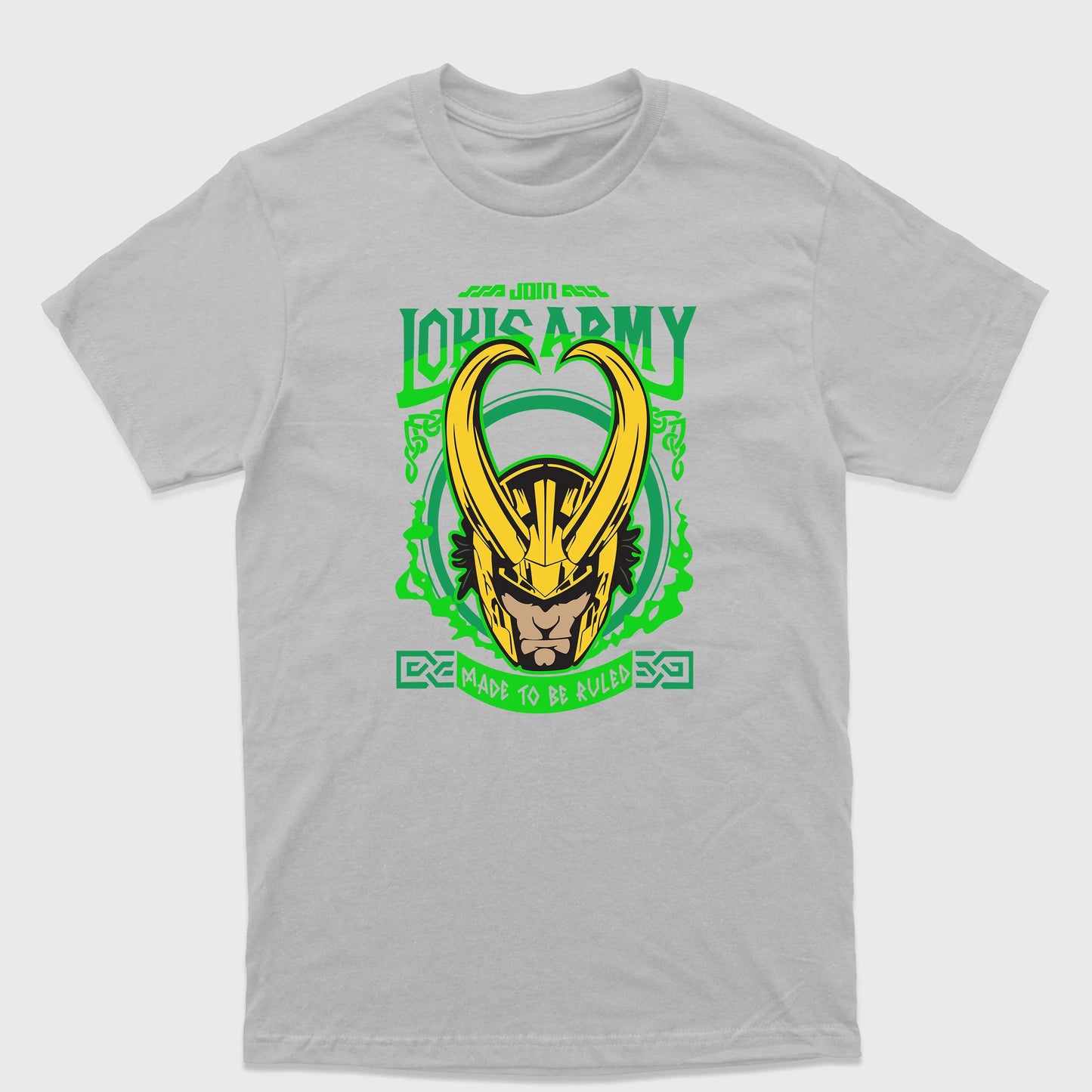 Camiseta Básica Join Lokis Army Cinza