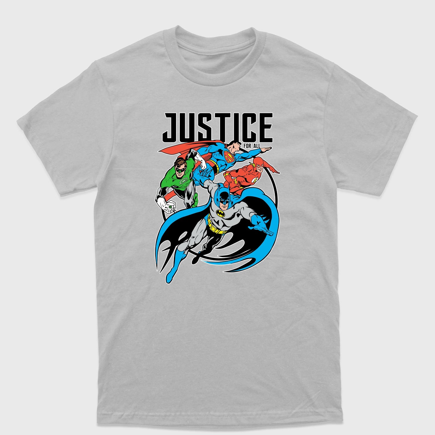 Camiseta Básica Justice for All Cinza