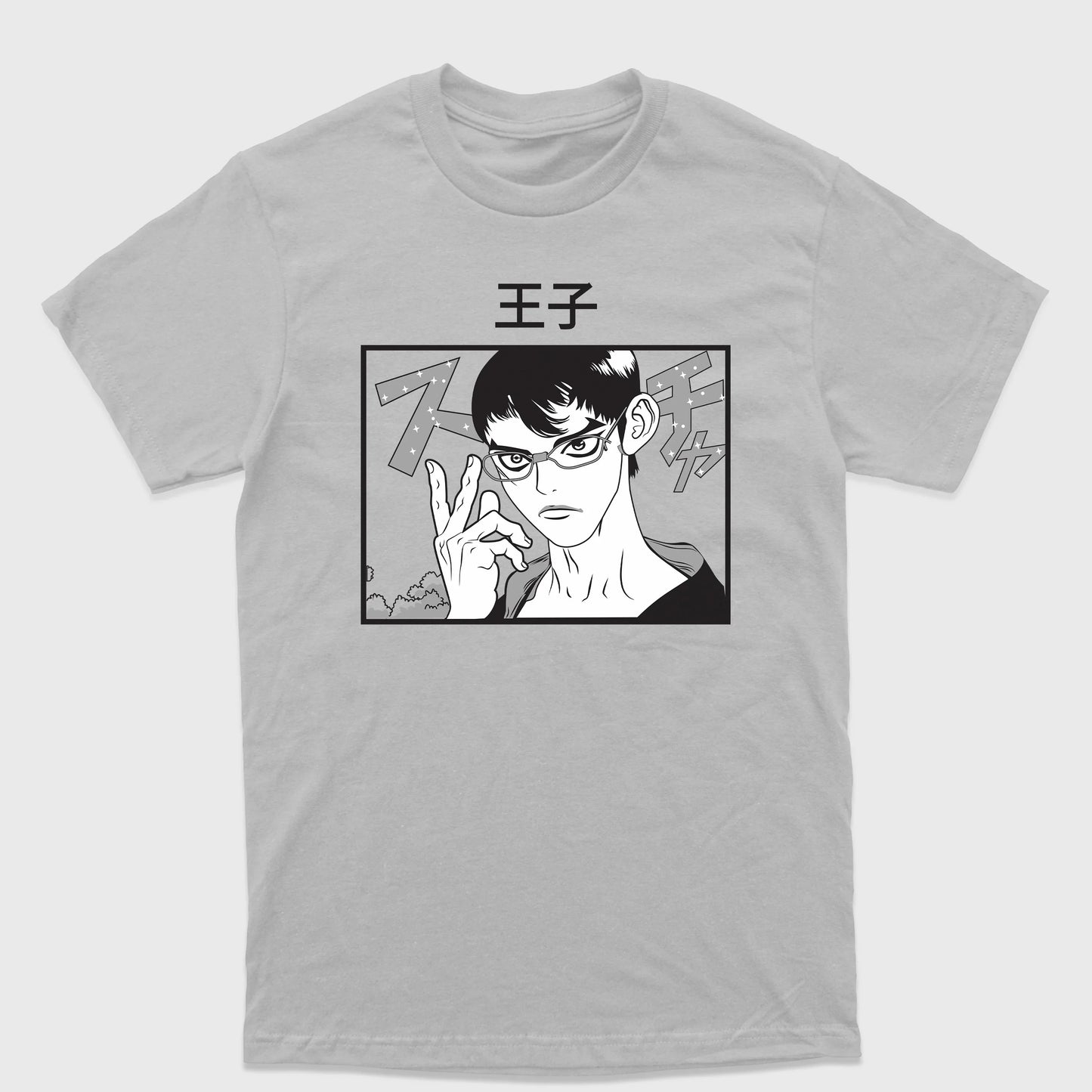 Camiseta Básica Kinro Dr. Stone Cinza