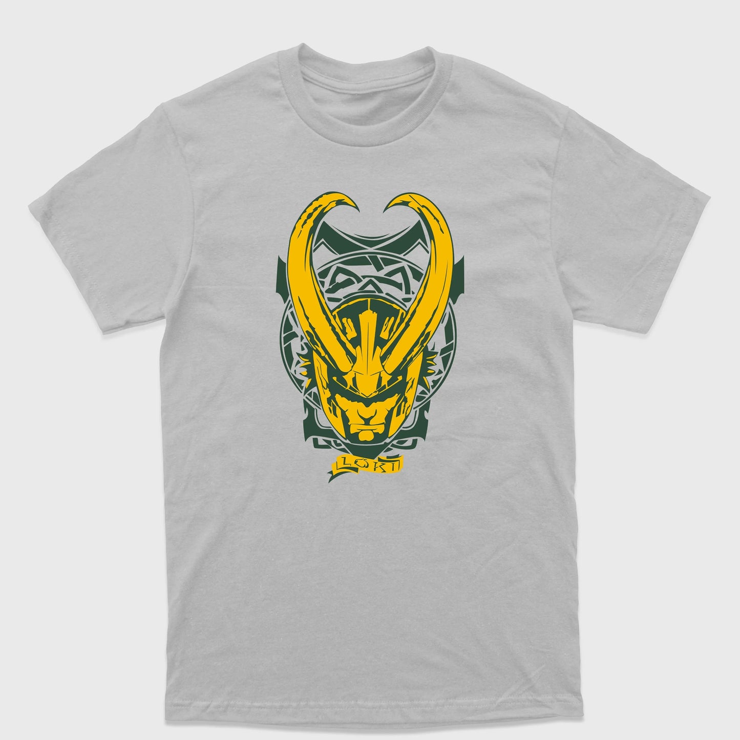 Camiseta Básica Loki Asgard Cinza