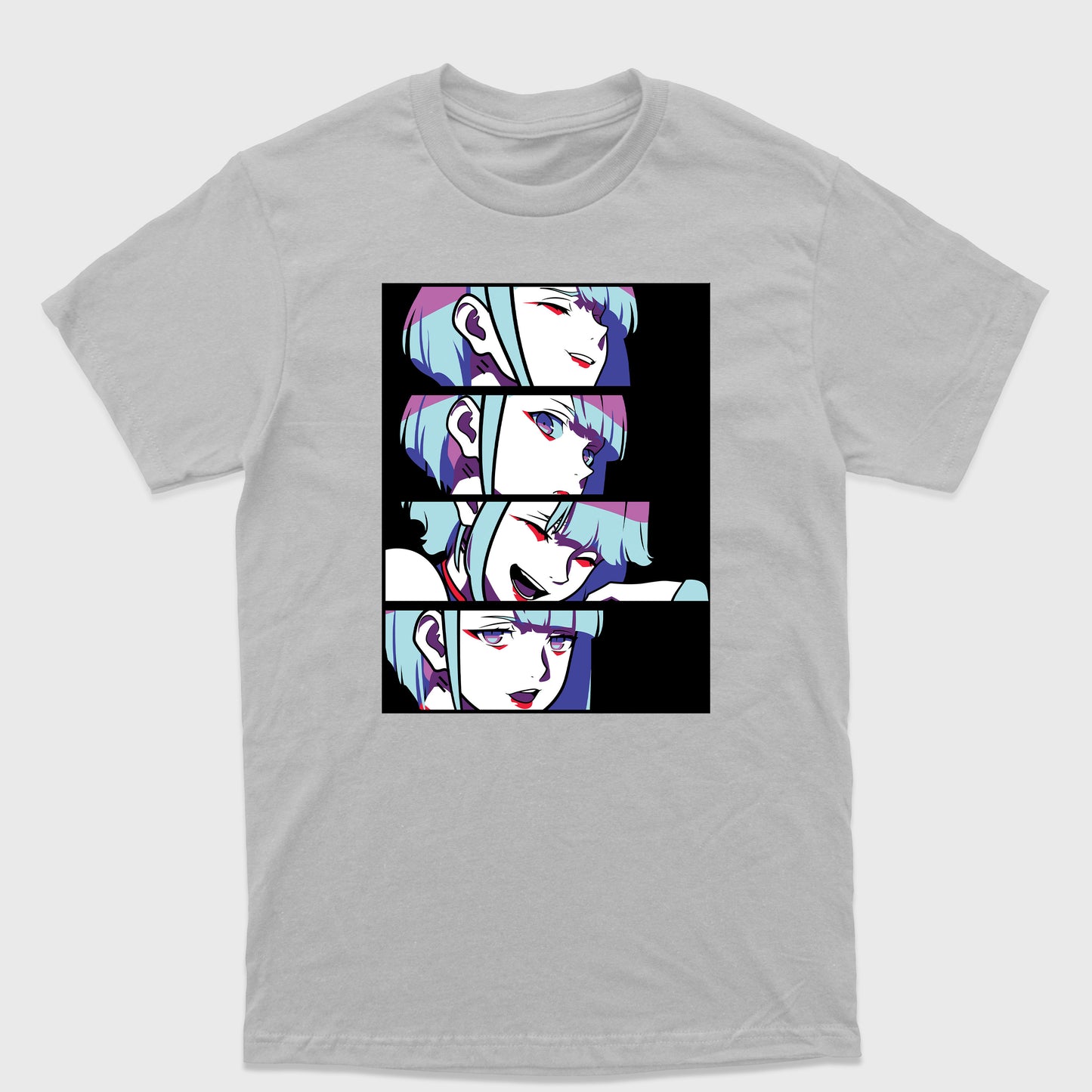 Camiseta Básica Lucy Cyberpunk Edgerunners