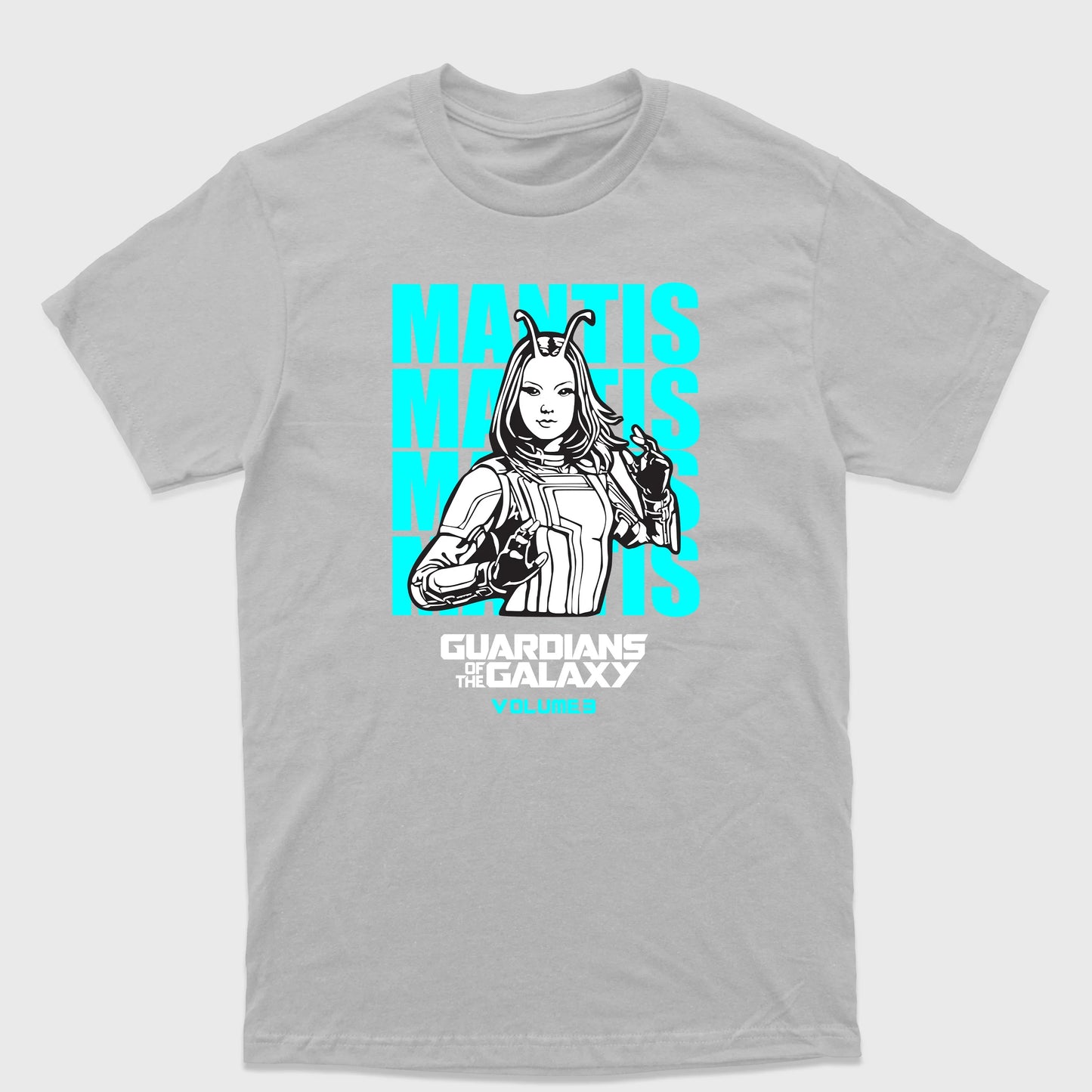 Camiseta Básica Mantis Guardiões da Galáxia Cinza