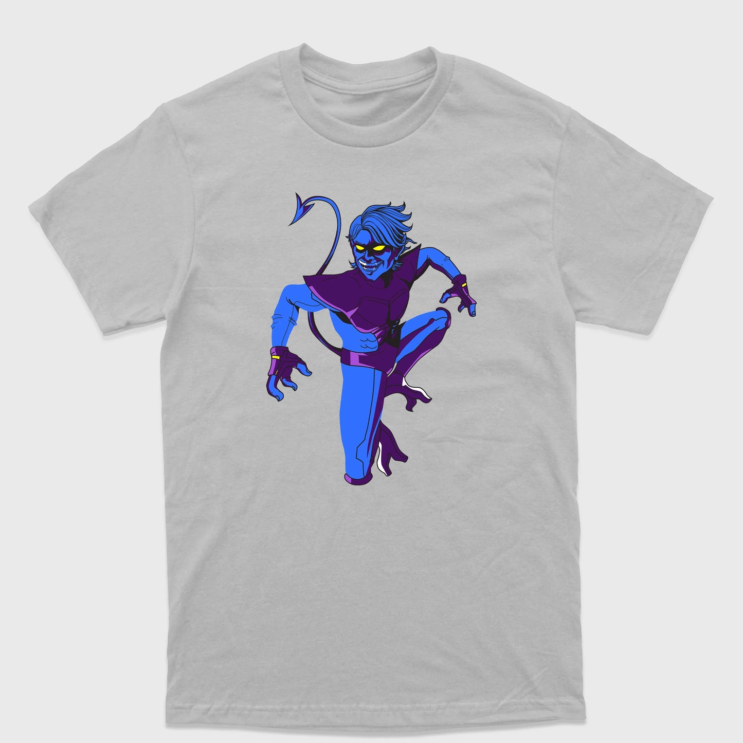 Camiseta Básica Noturno X-Men Cinza