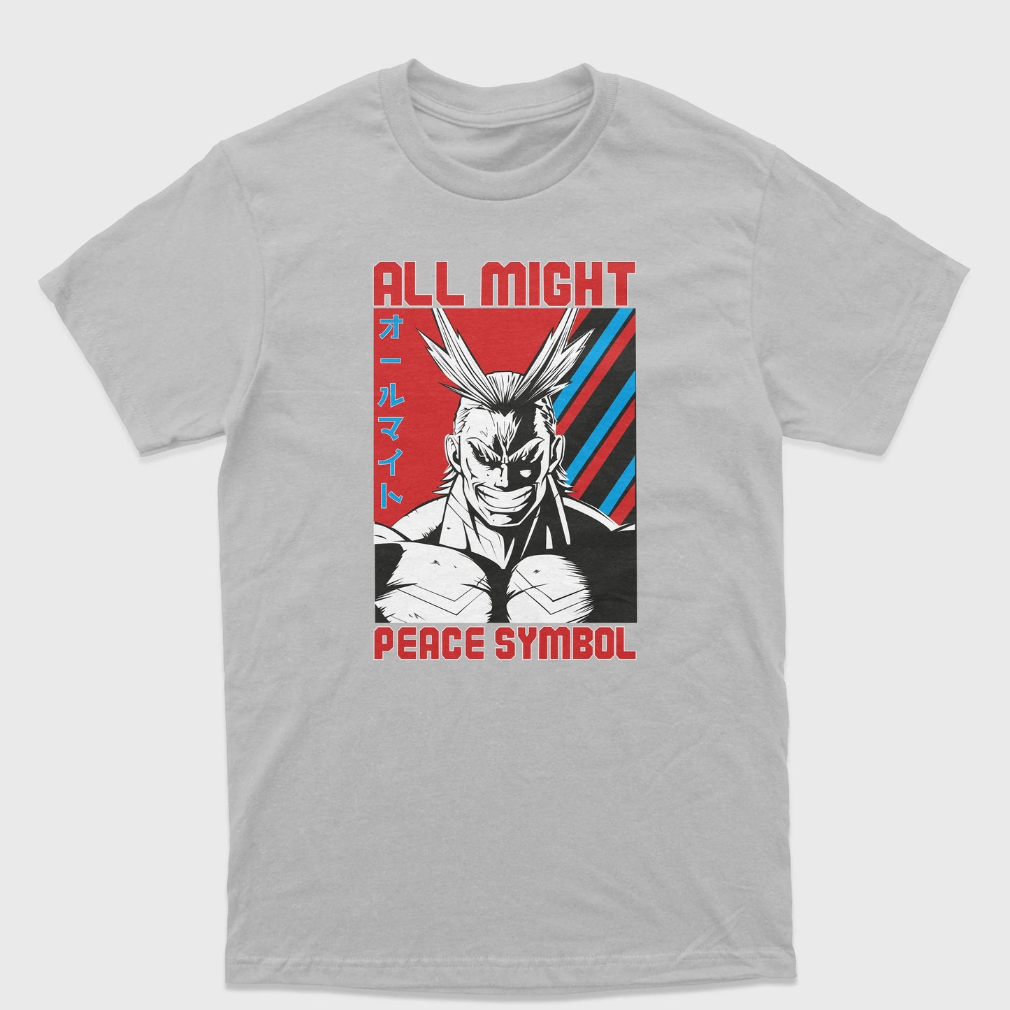 Camiseta Básica Peace Symbol All Might My Hero Academy