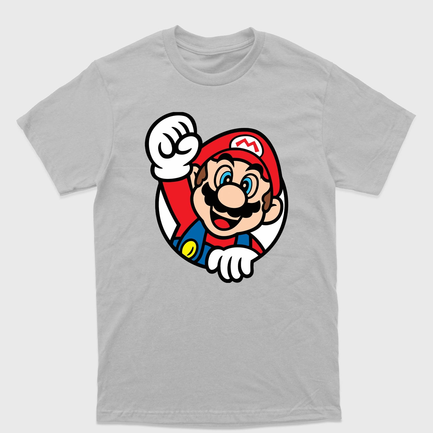 Camiseta Básica Retrato Mário Comemorando