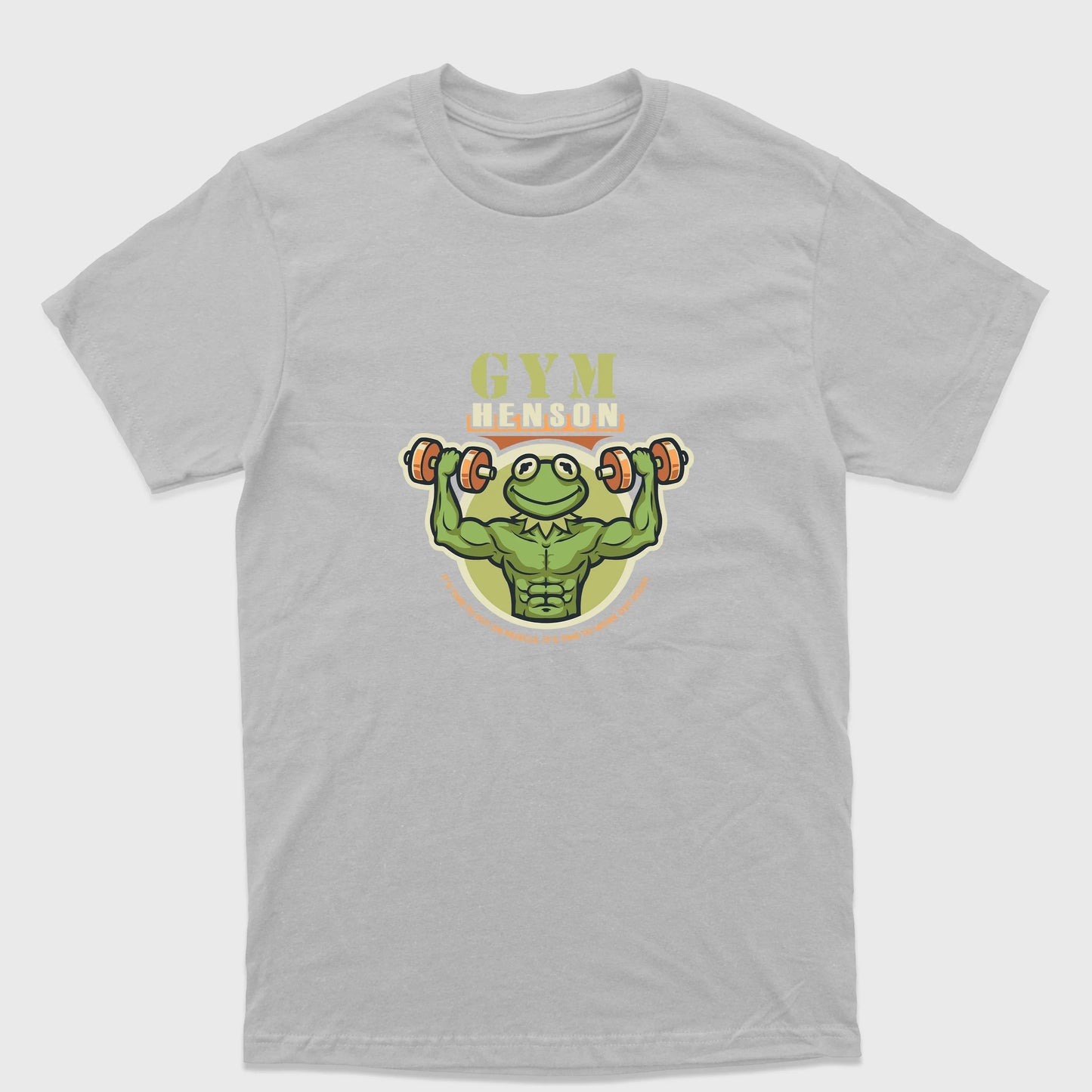 Camiseta Básica Sapo Musculoso Gym Henson Frog