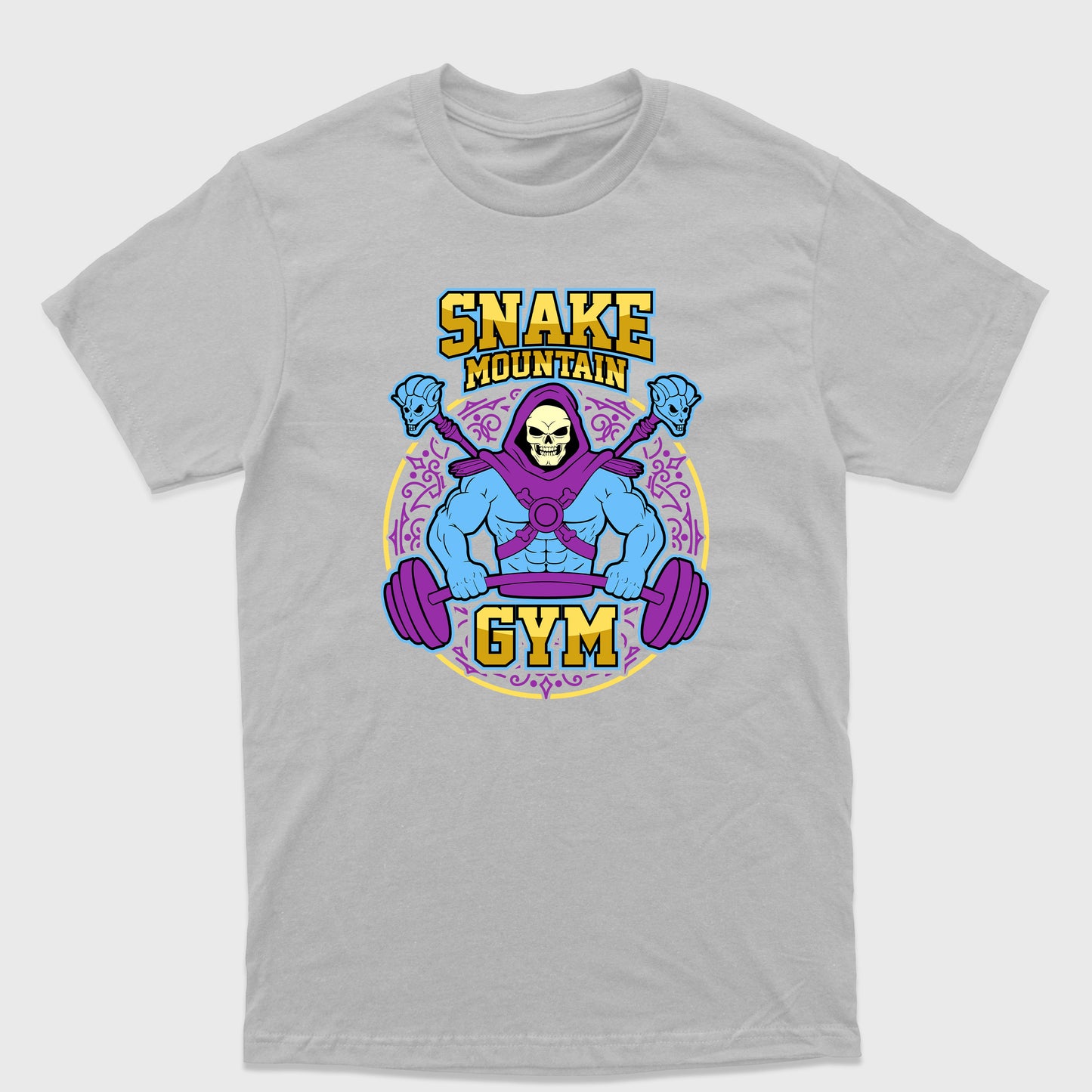 Camiseta Básica Snake Mountain Gym Skull