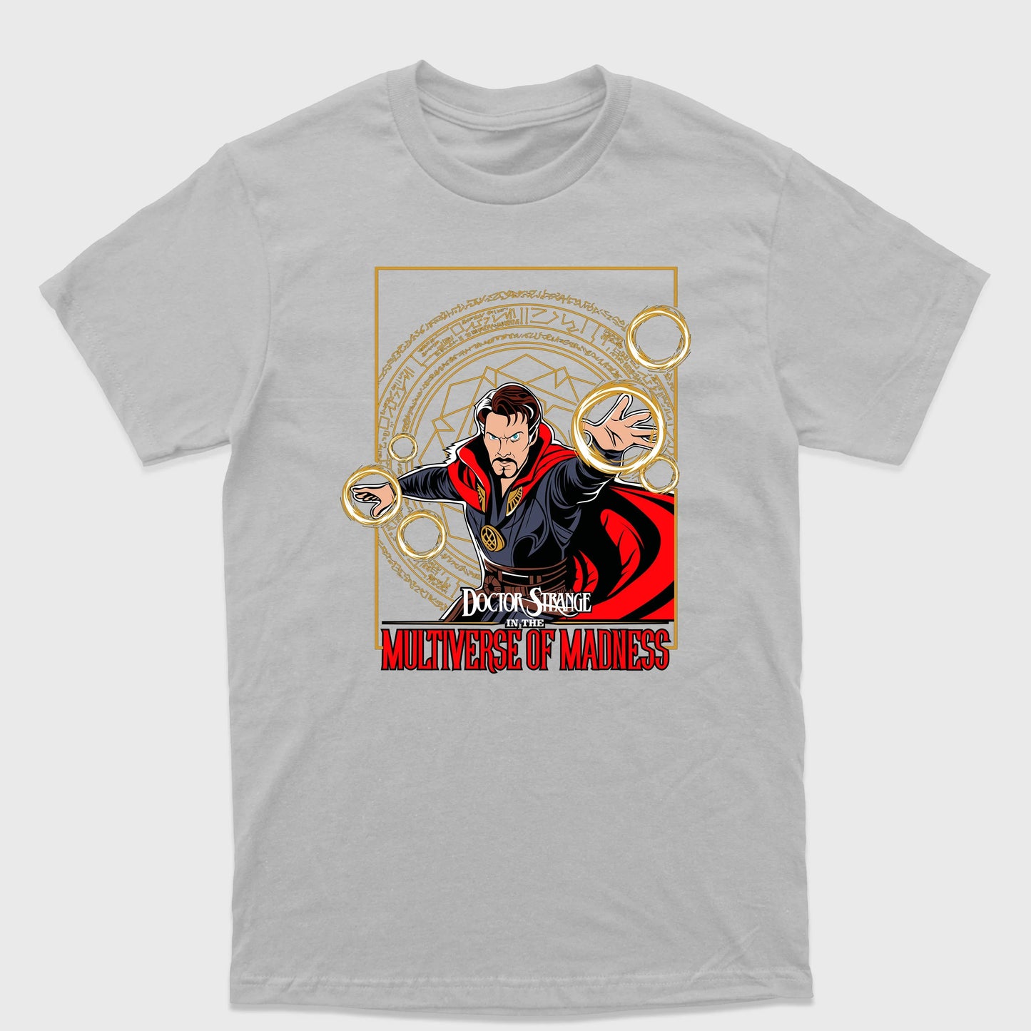 Camiseta Básica Stephen Strange Dr. Estranho Cinza