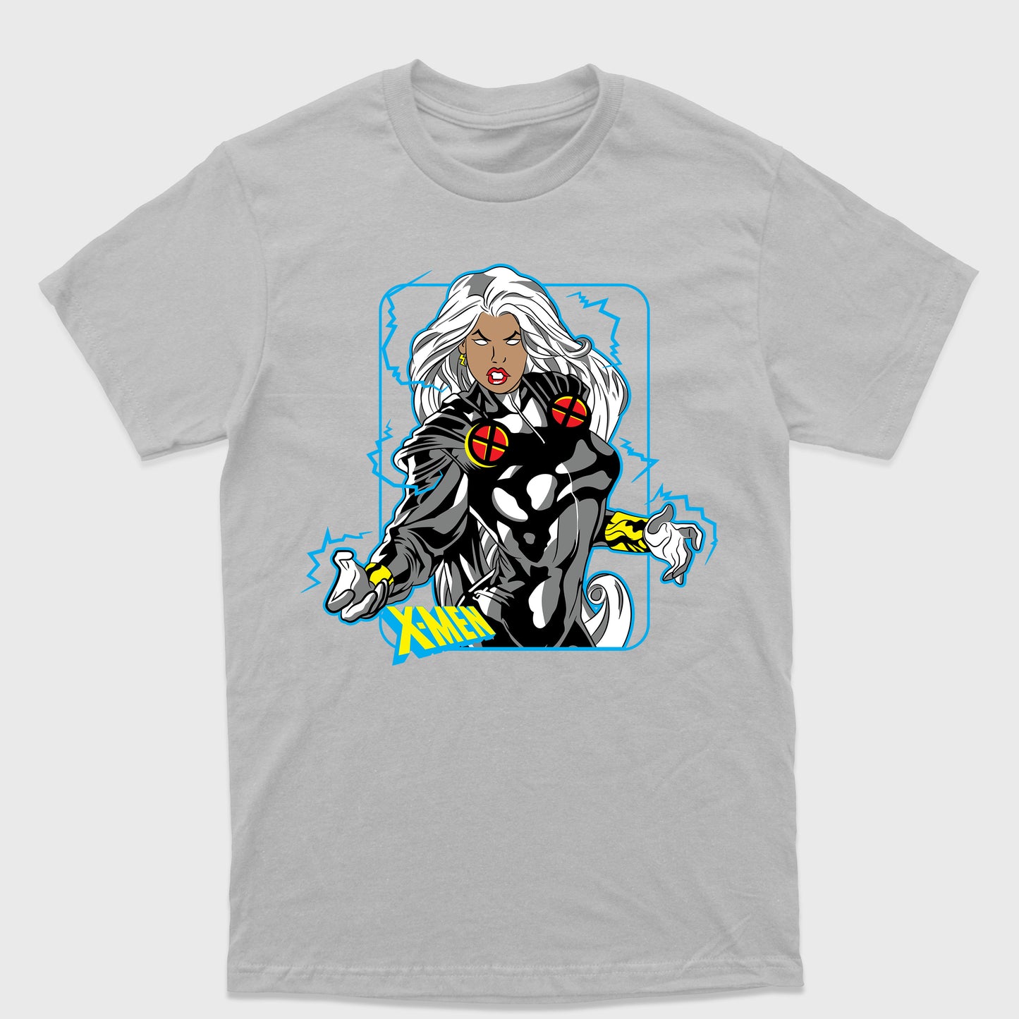 Camiseta Básica Tempestade X-Men Cinza