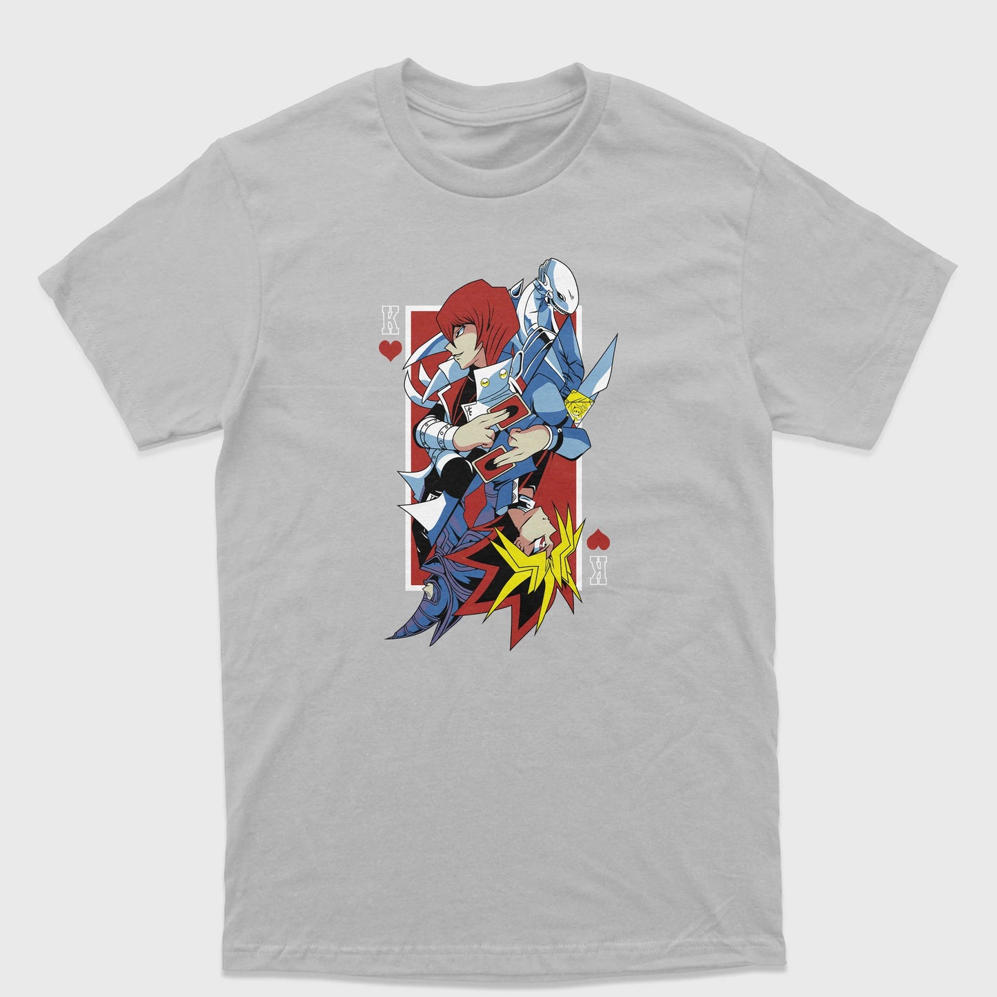 Camiseta Básica Yugi x Kaiba Anime Yu-Gi-Oh