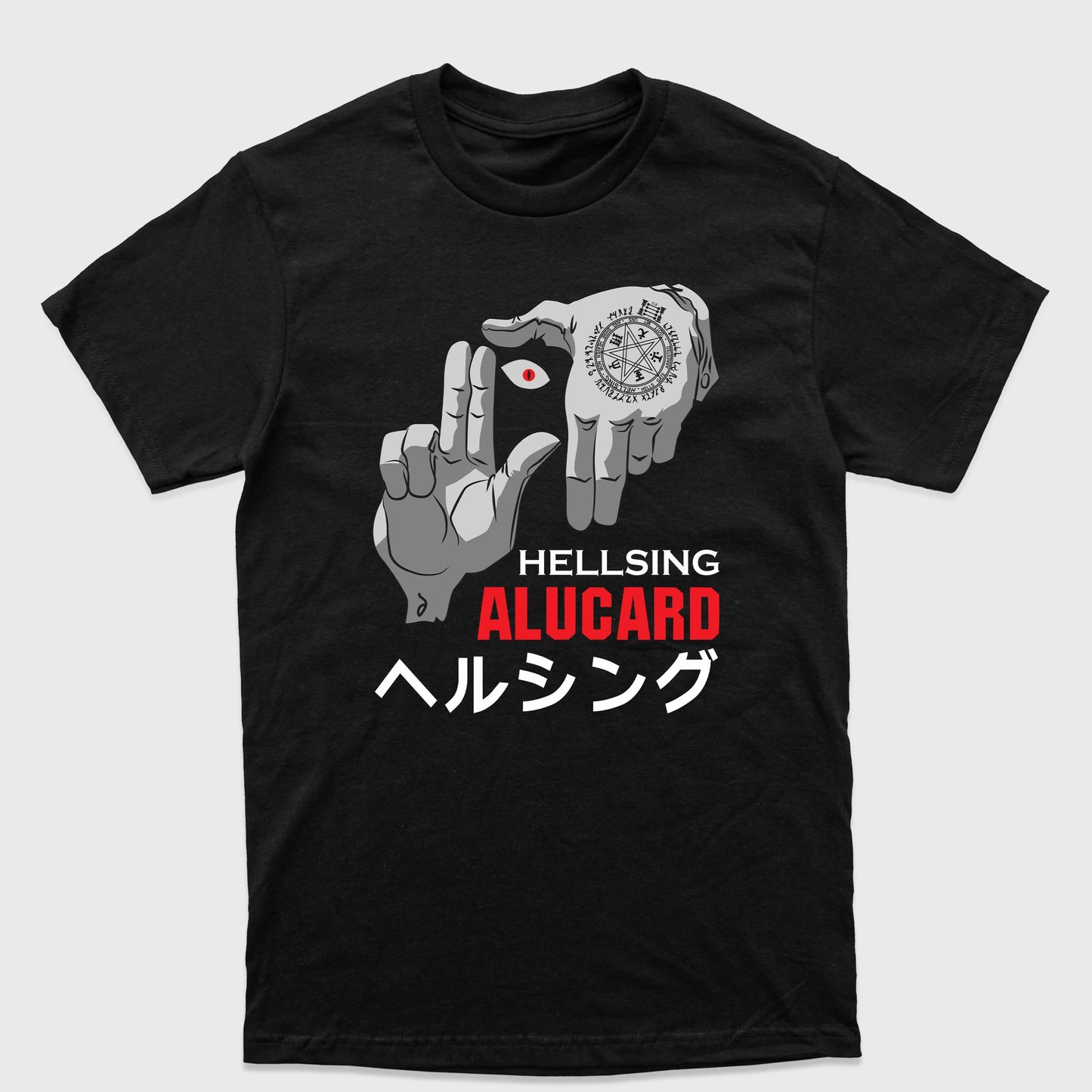 Camiseta Básica Alucard Liberation Hellsing-preta